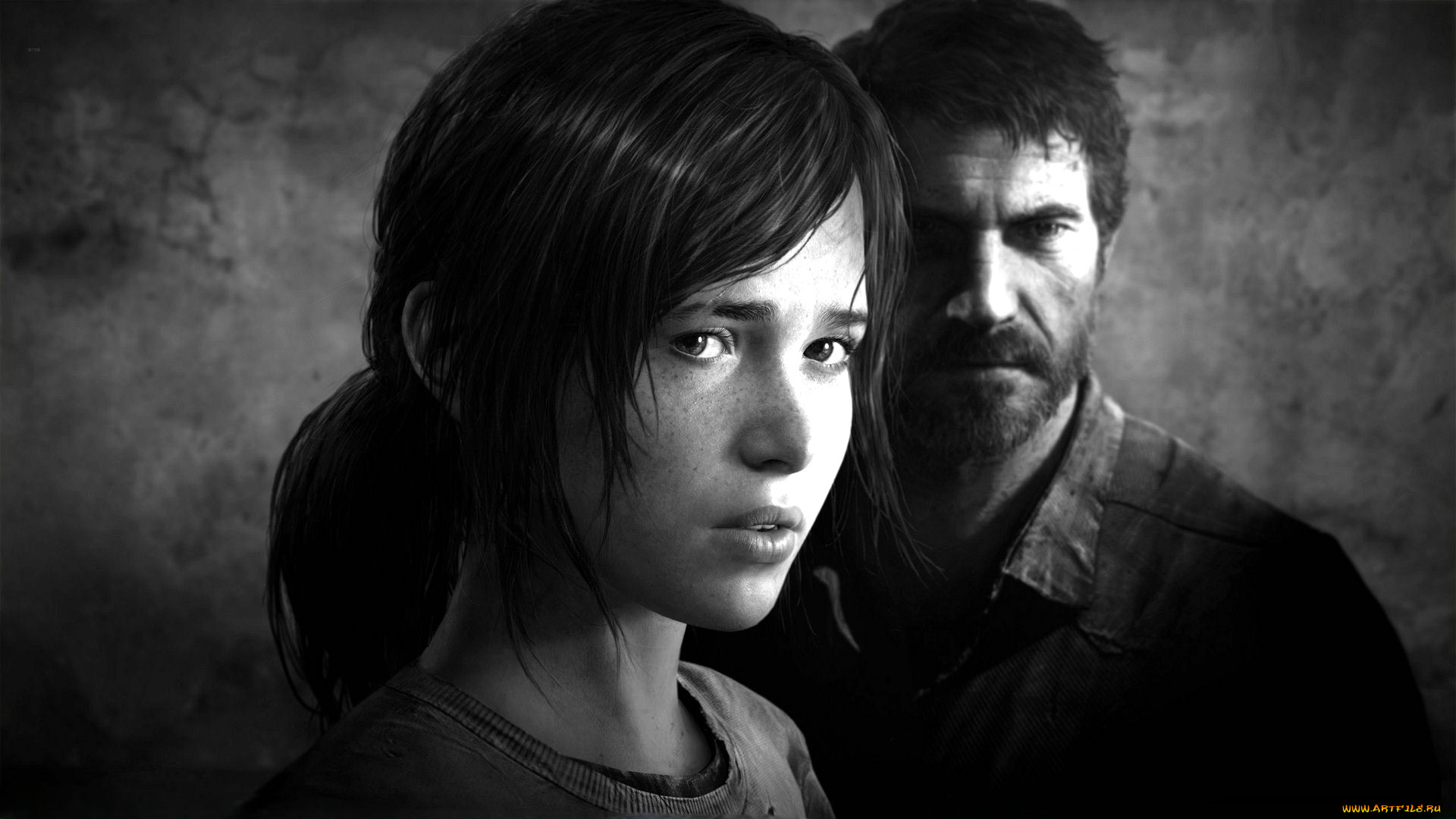 видео, игры, the, last, of, us, девушка, мужчина, лица