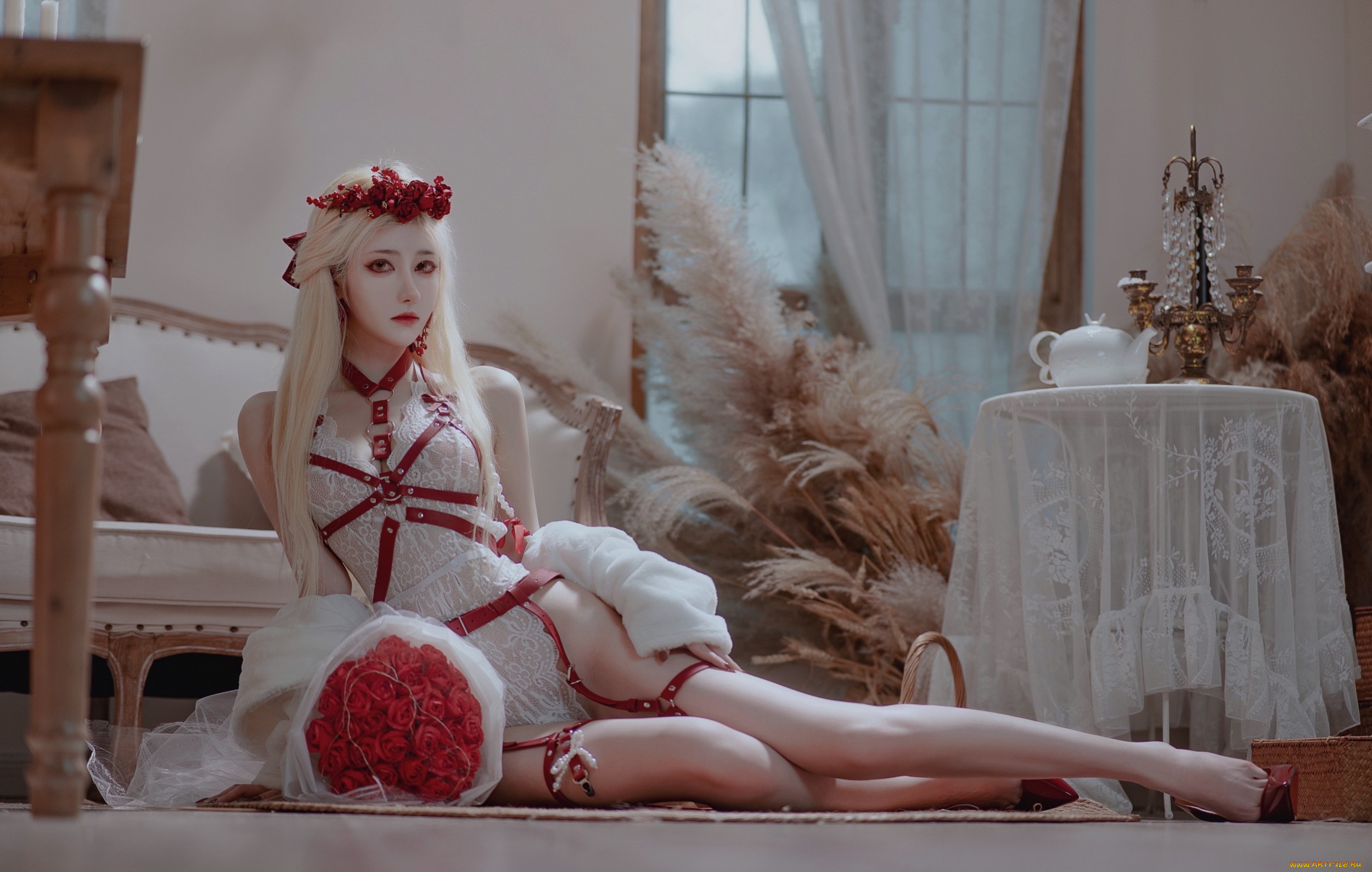 косплей, модель, девушки, -, креатив, , косплей, девушка, женщина, блондинка, светловолосая, сексуальная, модель, звезда, позирует, разная, обувь, верхняя, стильная, одежда, нижнее, эротическое, бельё, трусы, лифчик, колготки, чулки, аксессуары, макияж, и, множество, элементов, на, фотографии