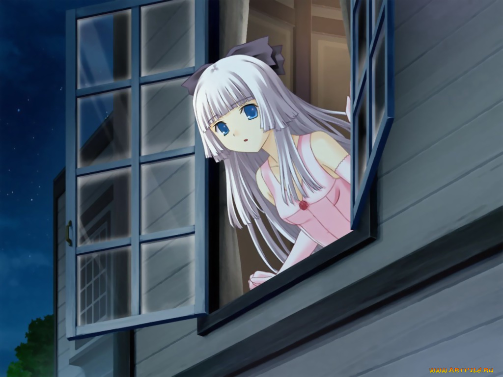 аниме, promising, to, the, blue, sky