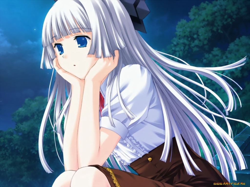 аниме, promising, to, the, blue, sky