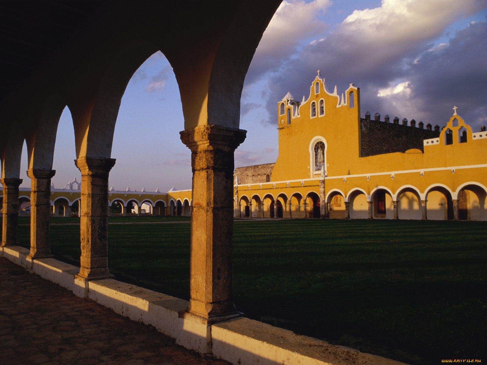 izamal, mexico, города, католические, соборы, костелы, аббатства
