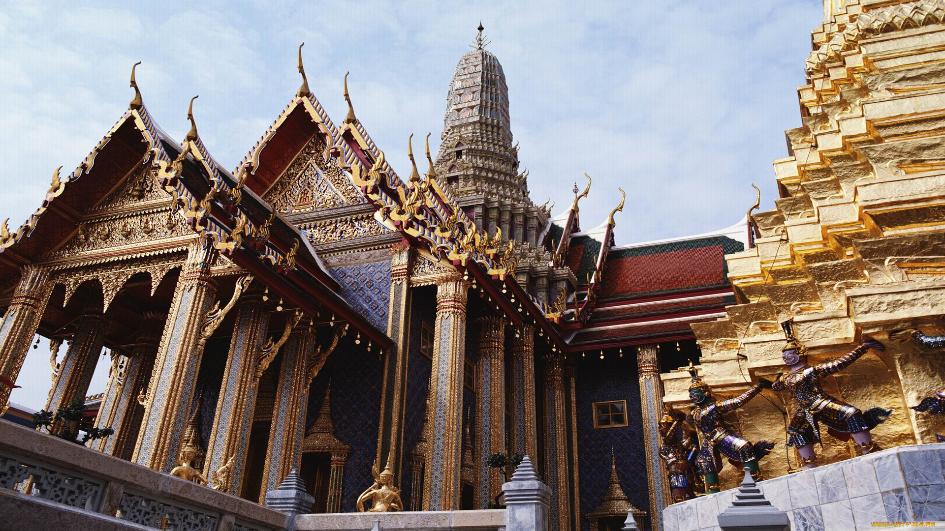 города, буддистские, другие, храмы