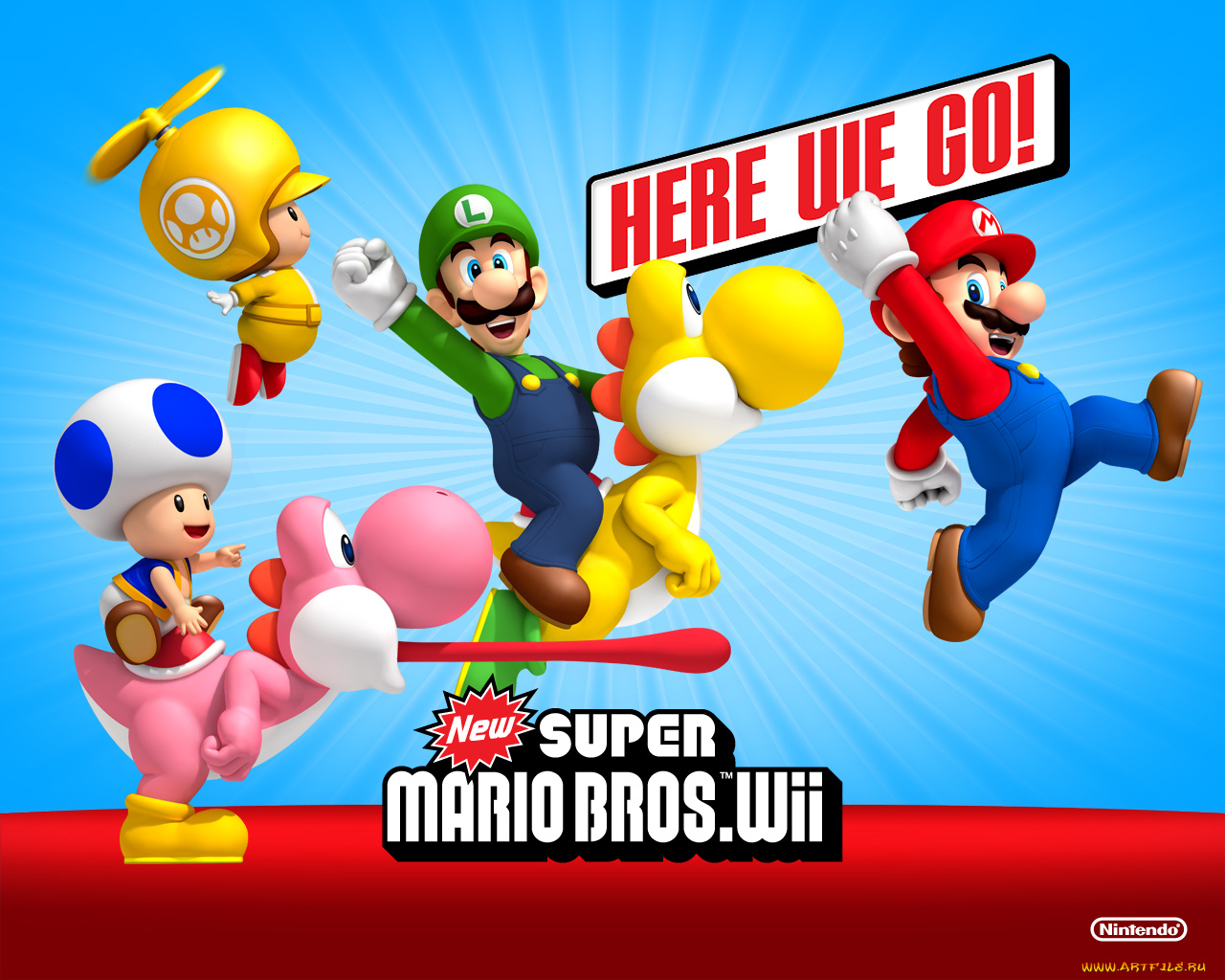 super, mario, bros, wii, видео, игры