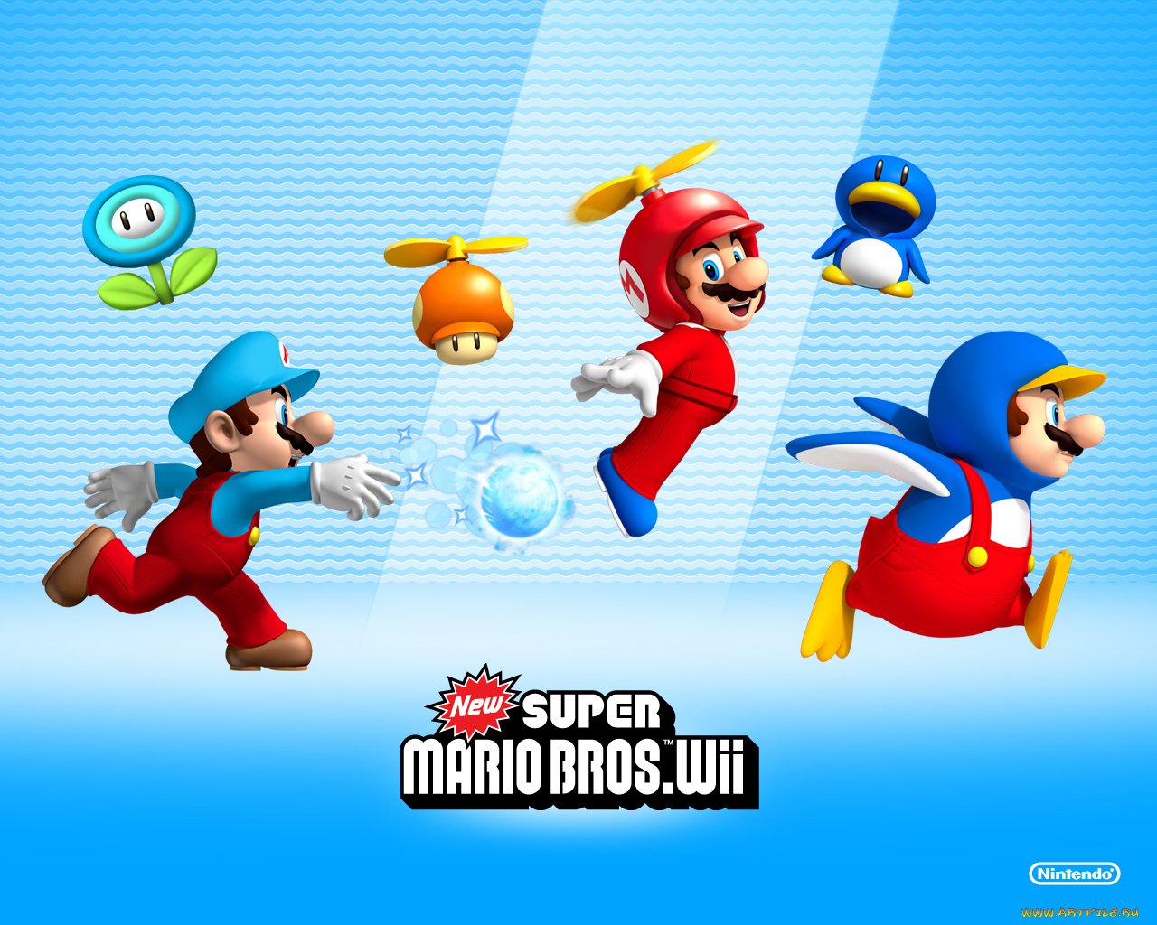 super, mario, bros, wii, видео, игры
