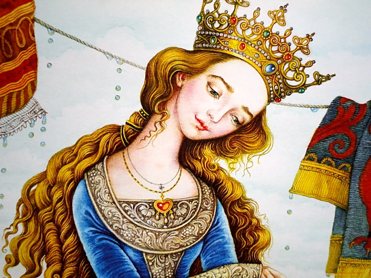 екатерина, штанко, иллюстрации, украинским, народным, сказкам, рисованные