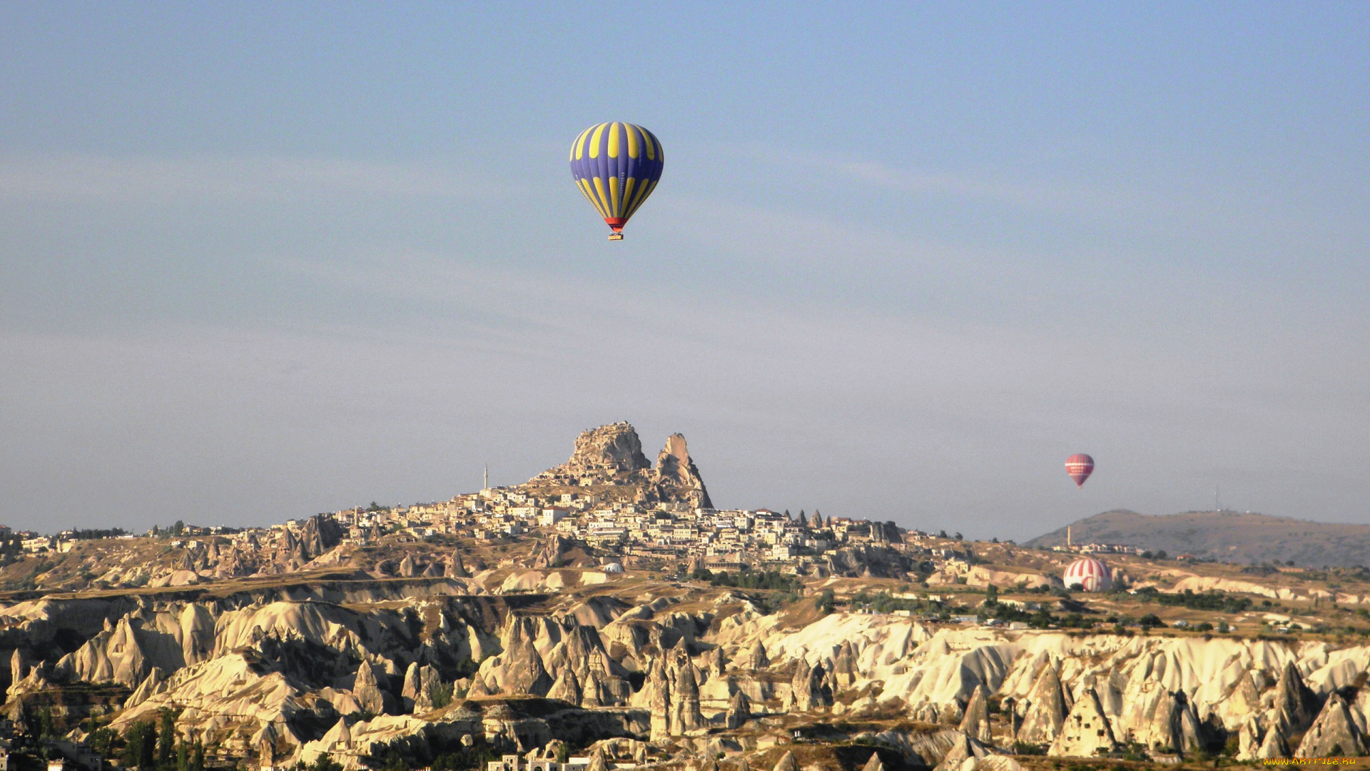 kapadokiya, turkey, города, панорамы
