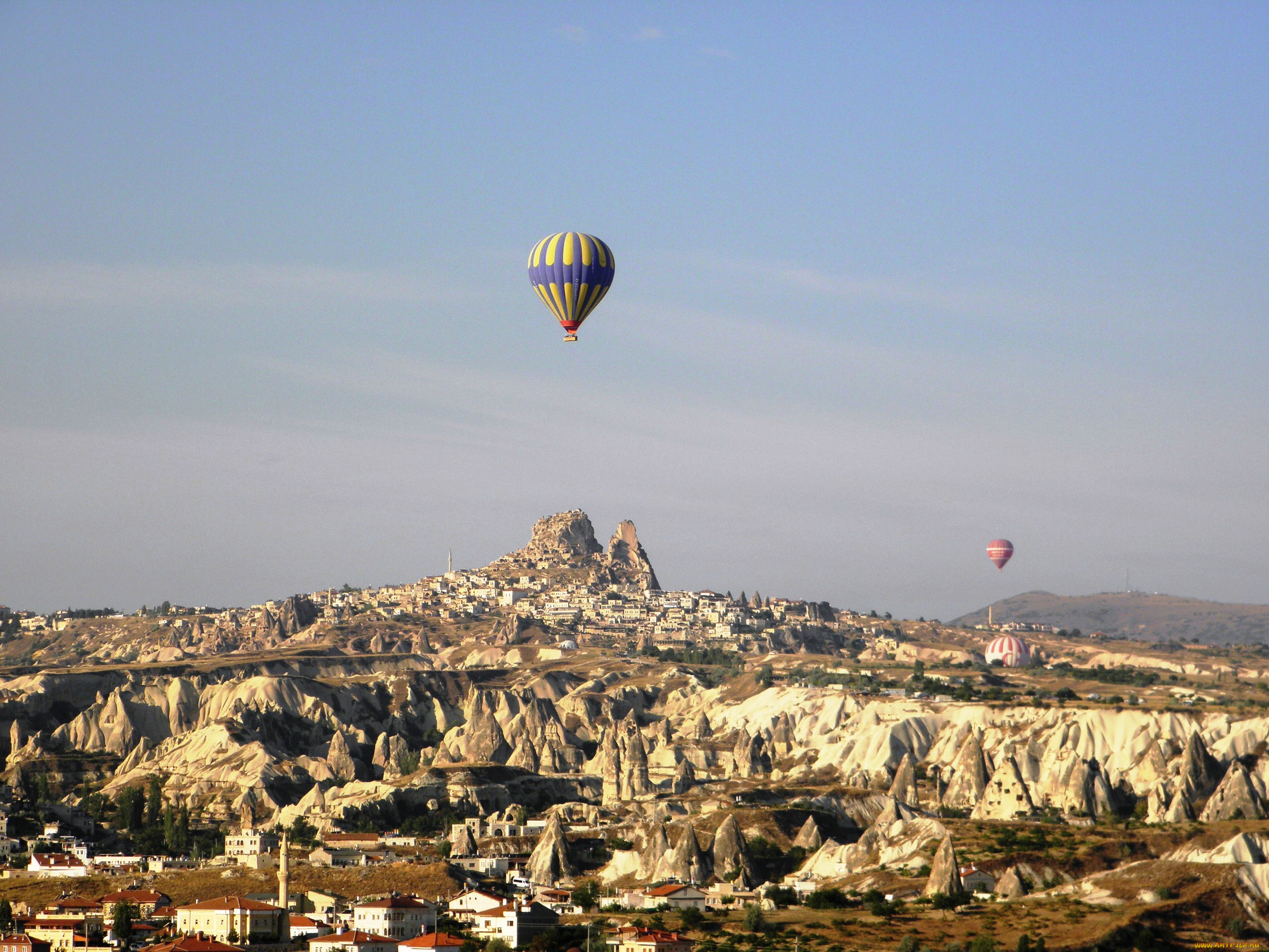 kapadokiya, turkey, города, панорамы
