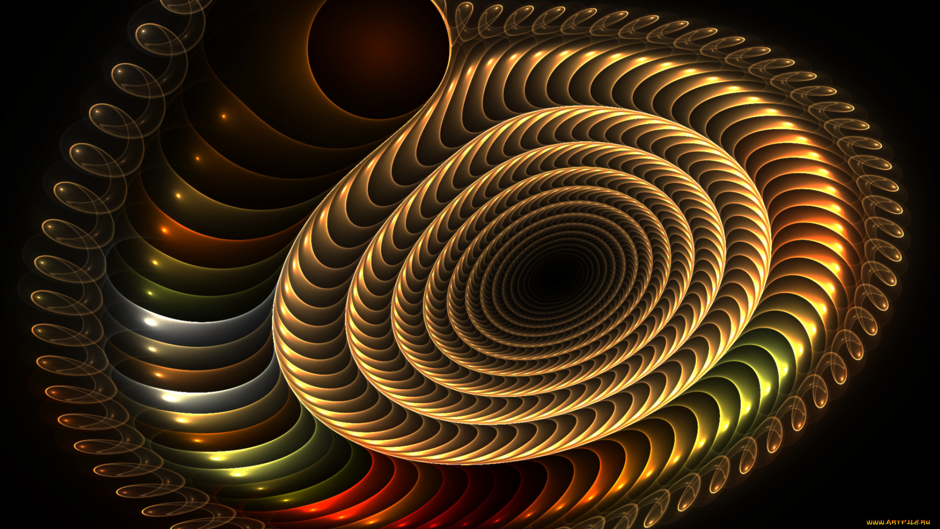 3д, графика, fractal, фракталы, фон, узор