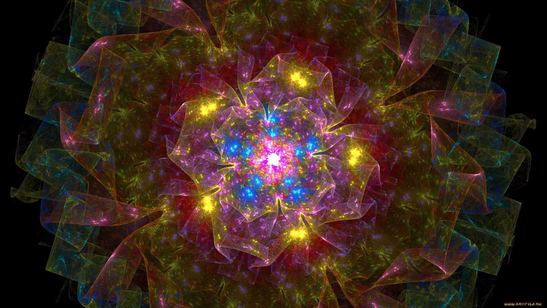 3д, графика, fractal, фракталы, узор, фон