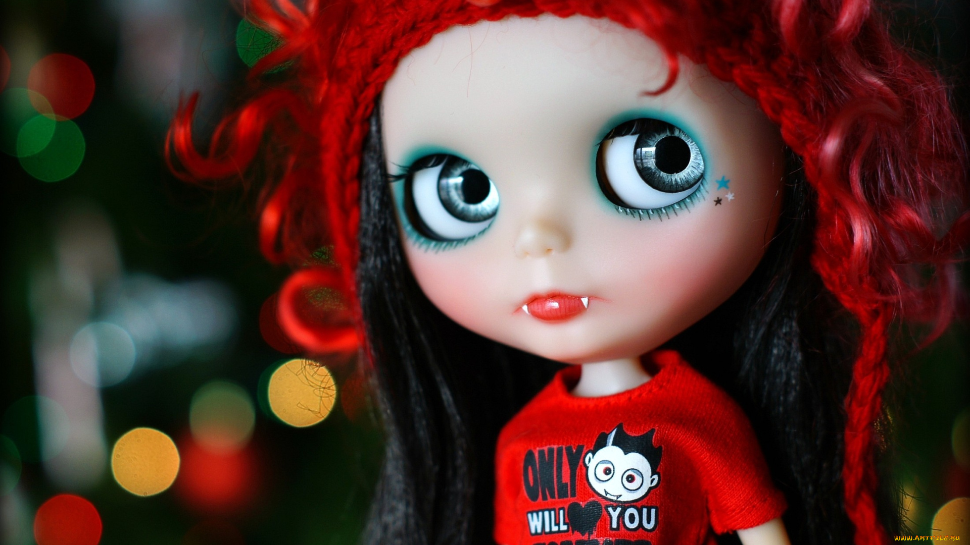 разное, игрушки, шапка, вампир, кукла