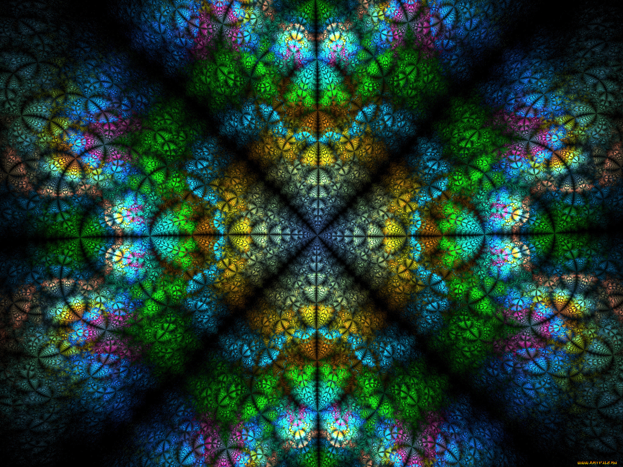 3д, графика, fractal, фракталы, узор, фон