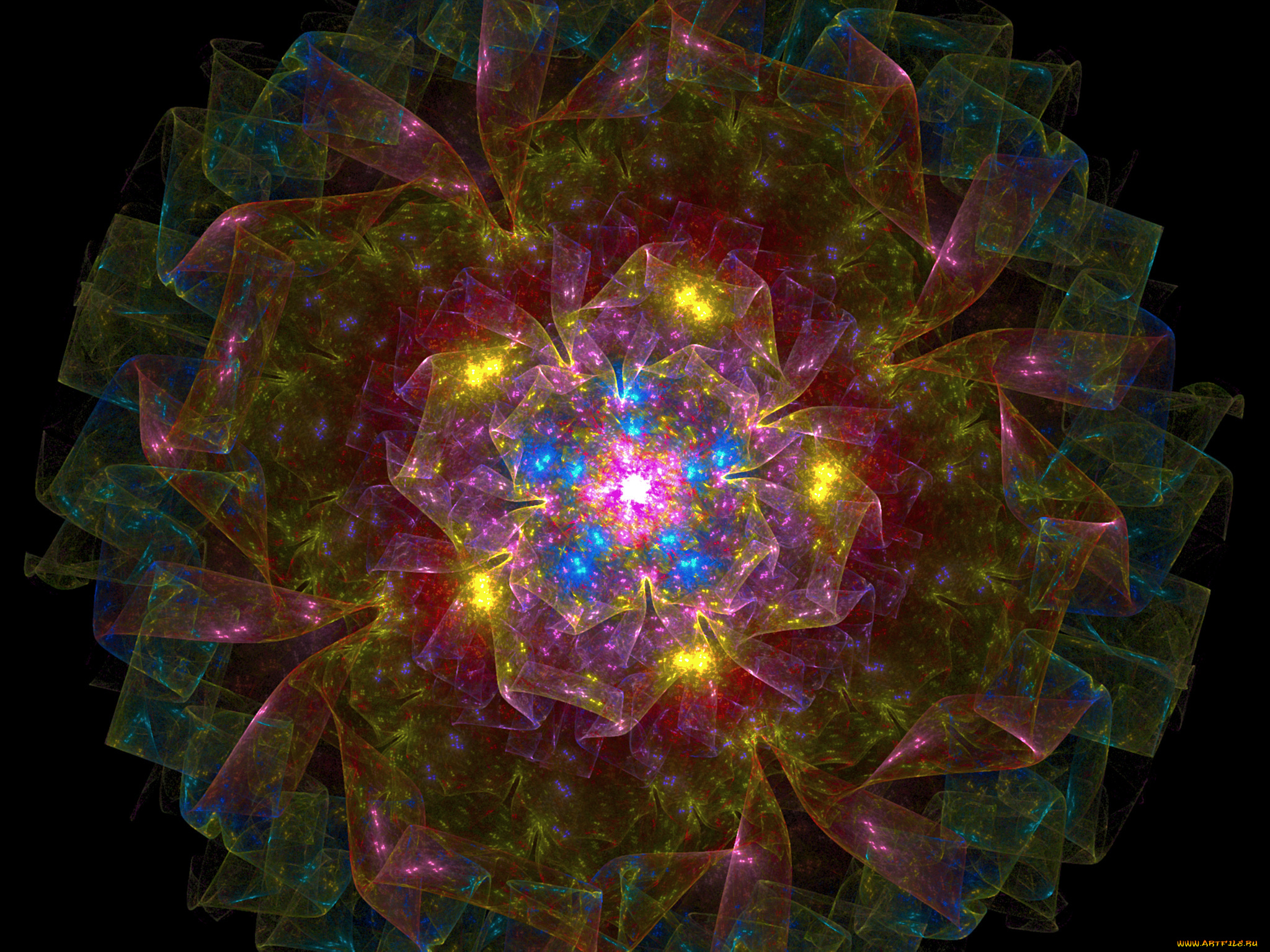 3д, графика, fractal, фракталы, узор, фон