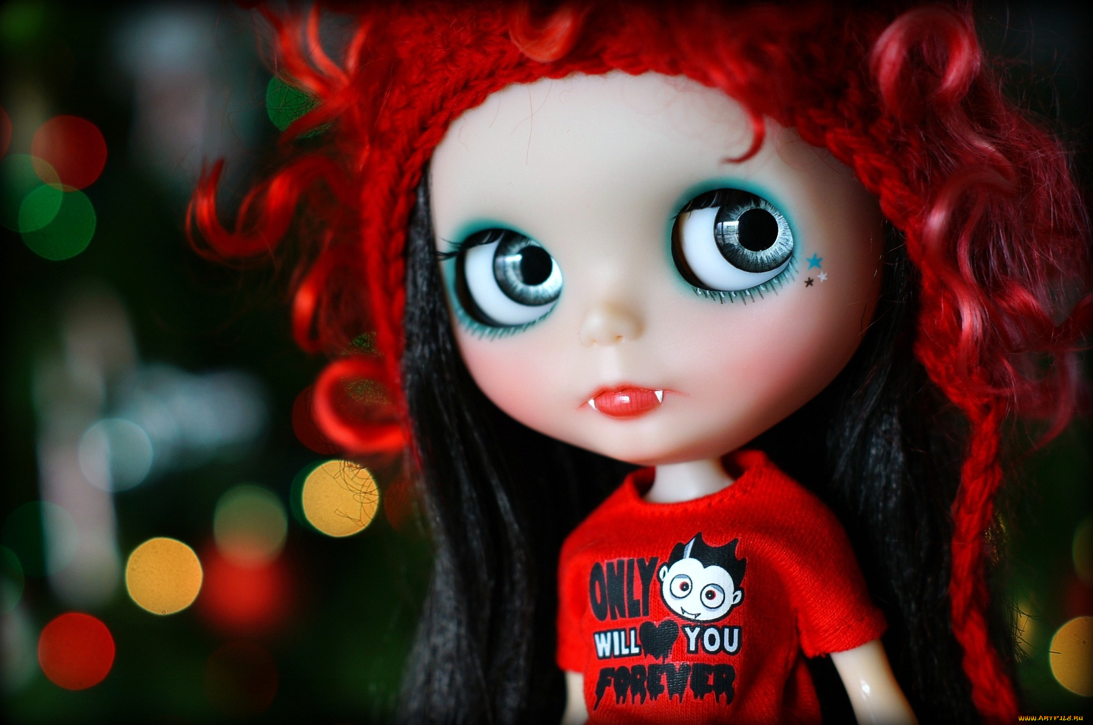 разное, игрушки, шапка, вампир, кукла