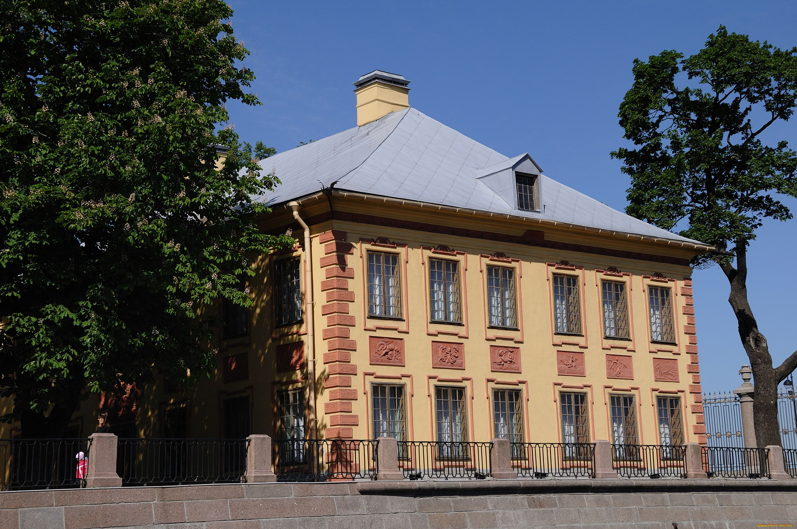 summer, garden, palace, города, санкт, петербург, петергоф, россия, санкт-петербург