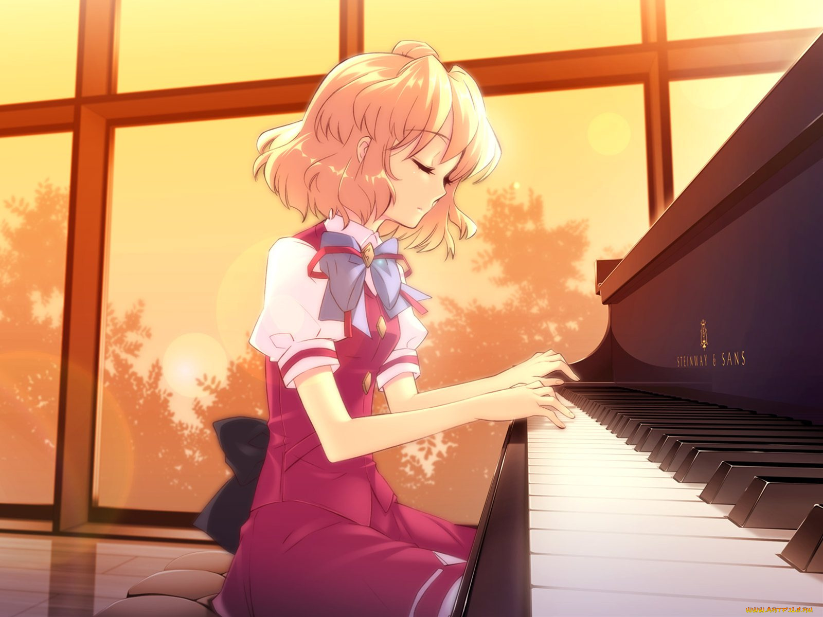 аниме, flyable, heart