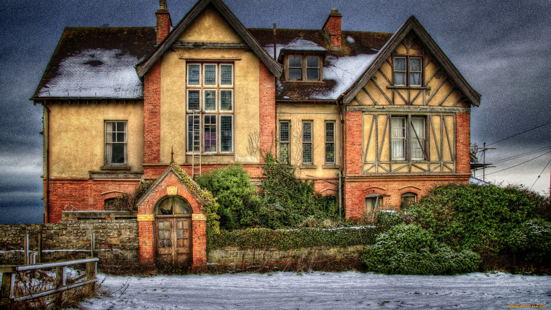 англия, города, здания, дома, ландшафт, дом