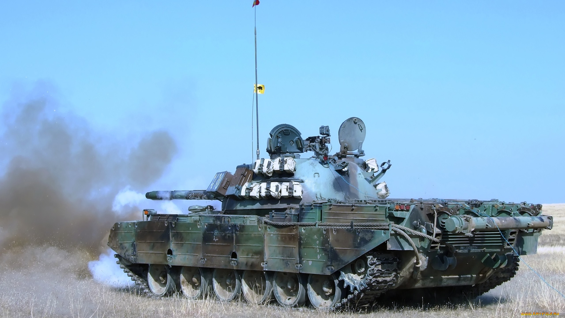 техника, военная, выстрел, танк