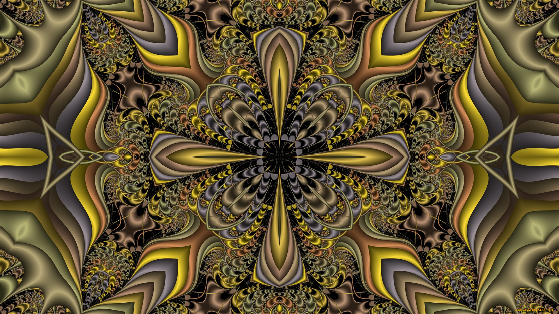 3д, графика, fractal, , фракталы, фон, узор, цвета