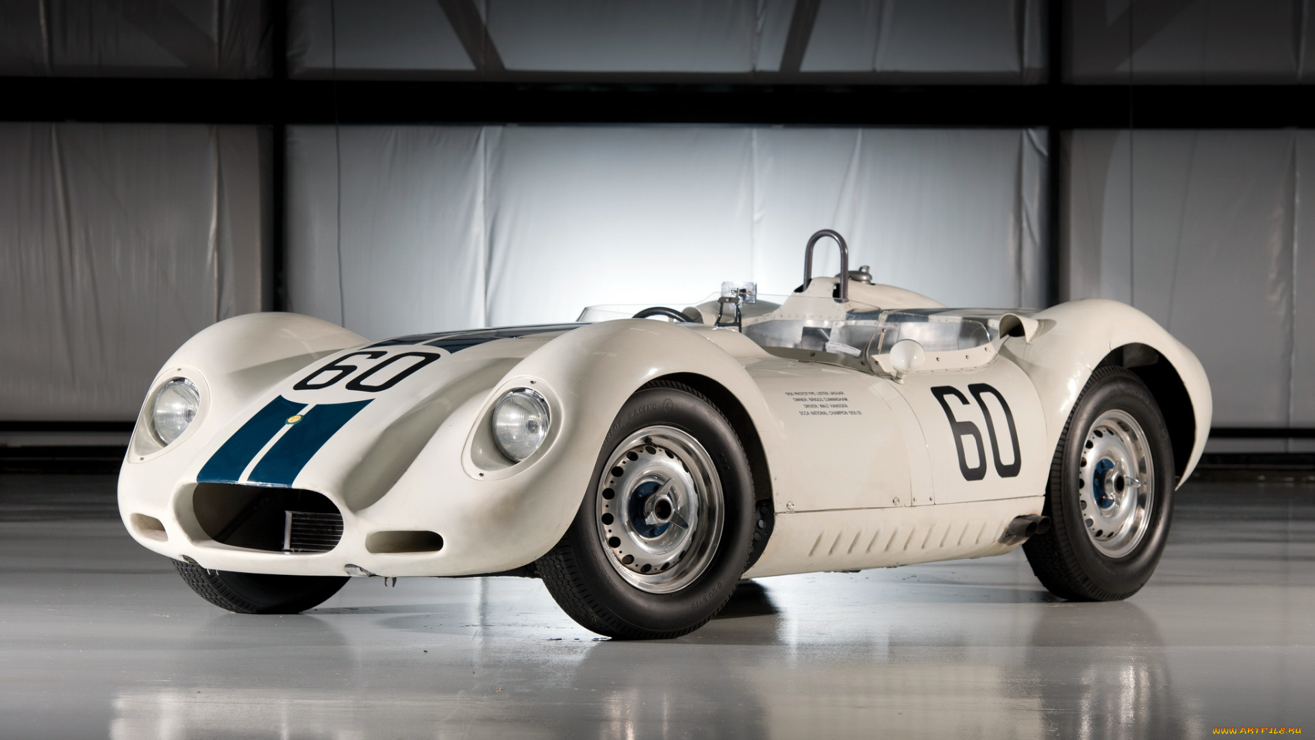 автомобили, lister, 1957, knobbly, sports, racing, car