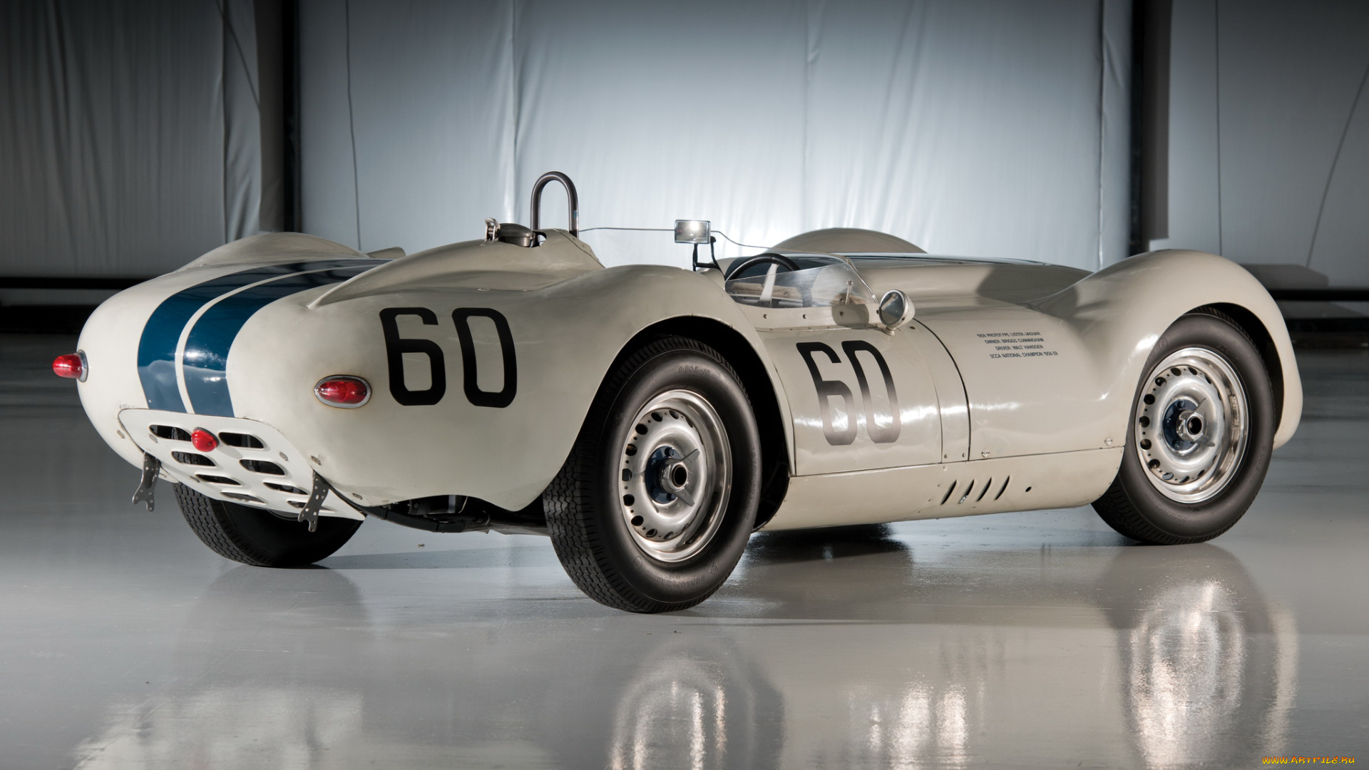 автомобили, lister, sports, racing, car, 1957, knobbly