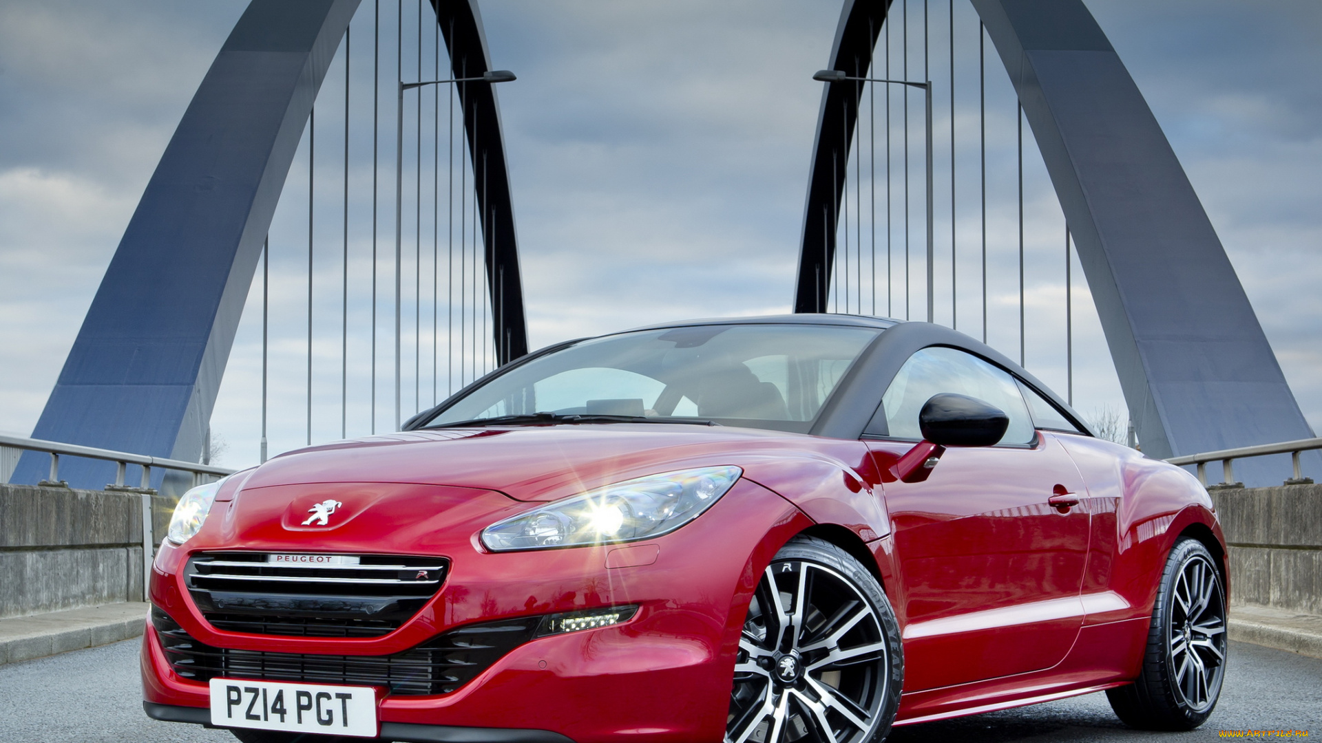 автомобили, peugeot, 2014, uk-spec, rcz, r, красный