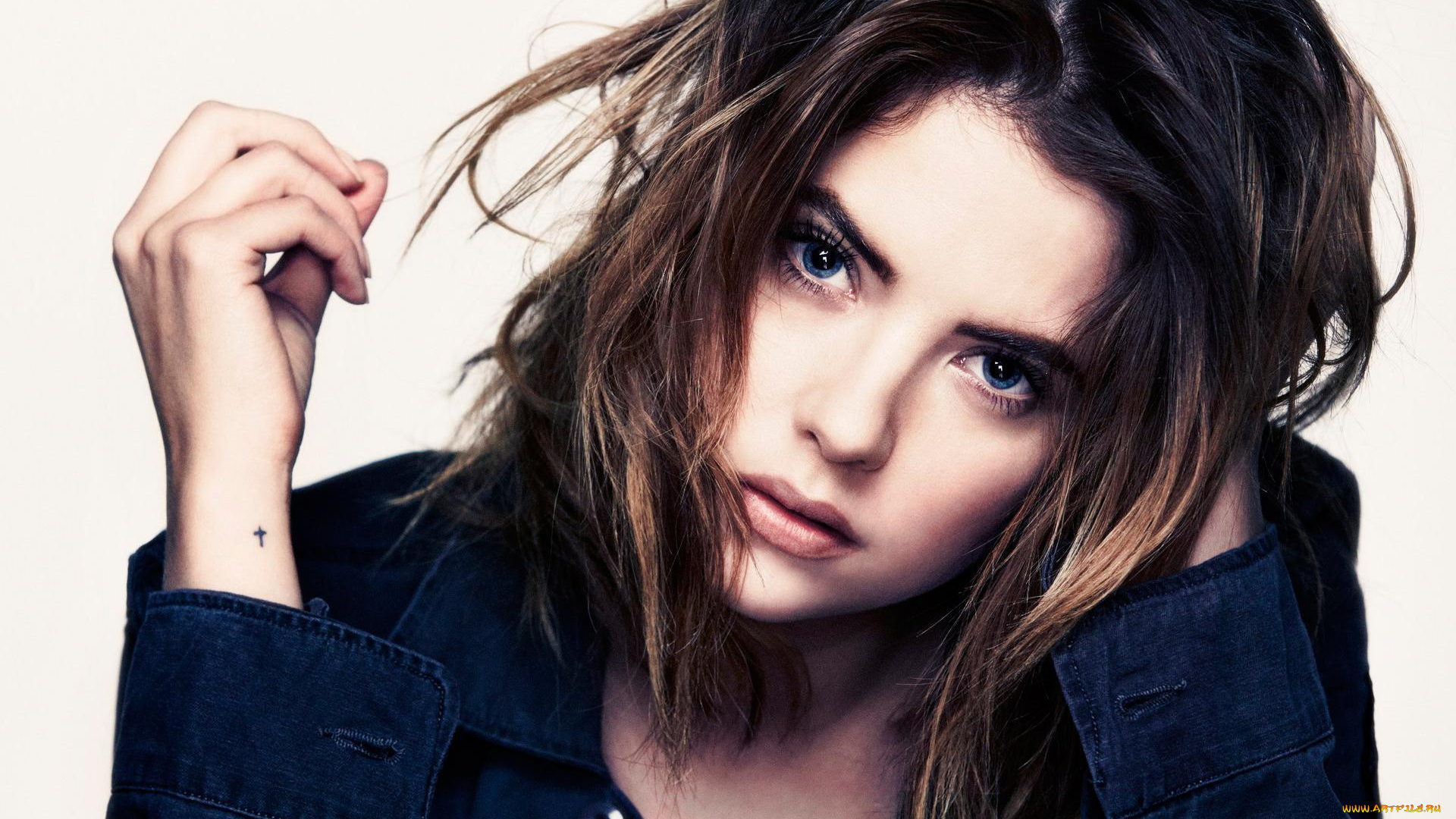 девушки, ashley, benson, взгляд