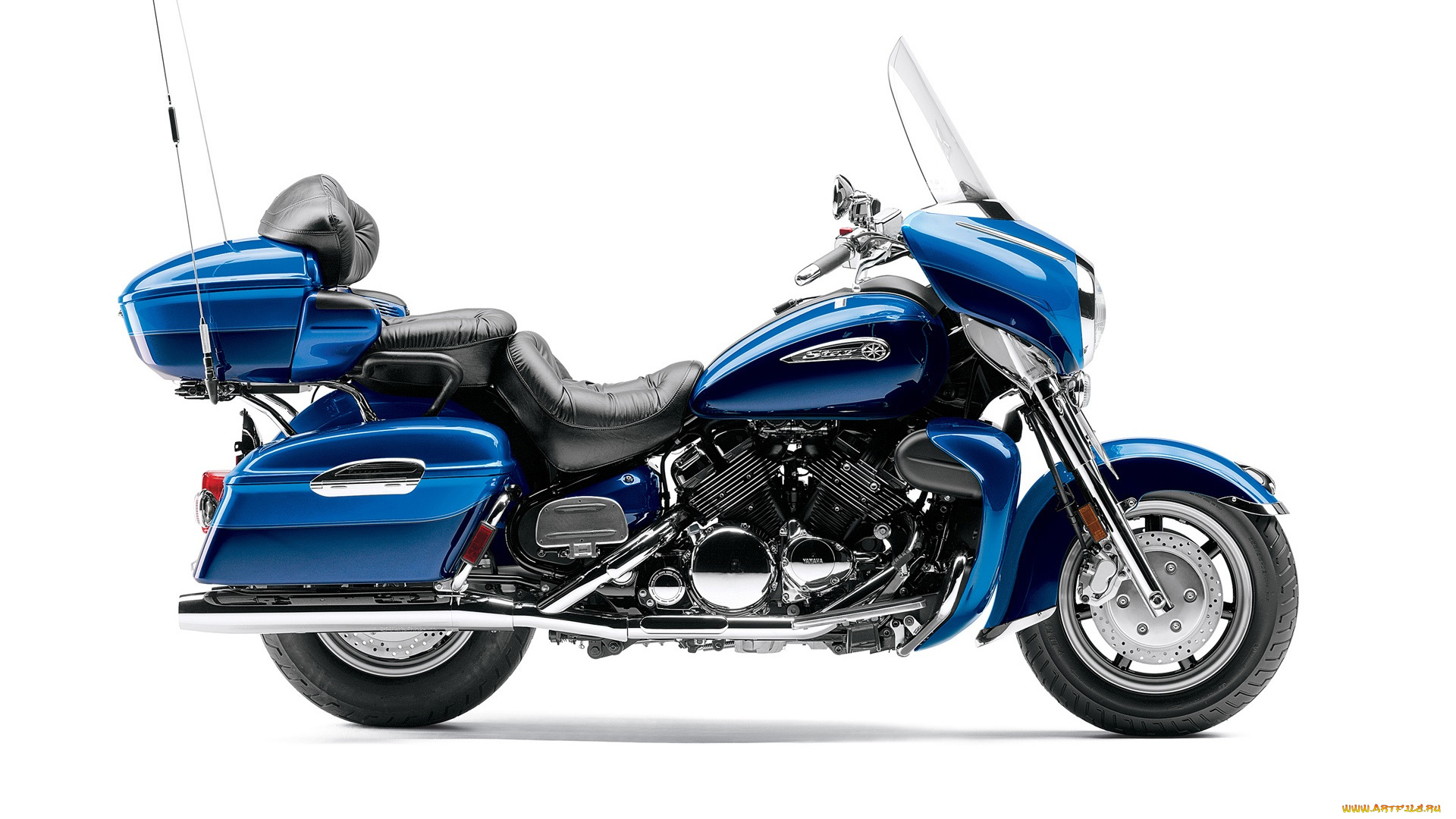 мотоциклы, yamaha, 2011, venture-s, star, royal, синий