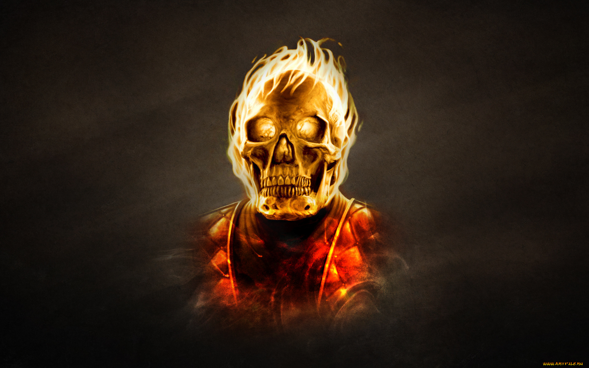 mortal, kombat, видео, игры, mortal, kombat, , 2011, огонь, скорпион, без, маски, ninja, череп, скелет, mortal, kombat, scorpion