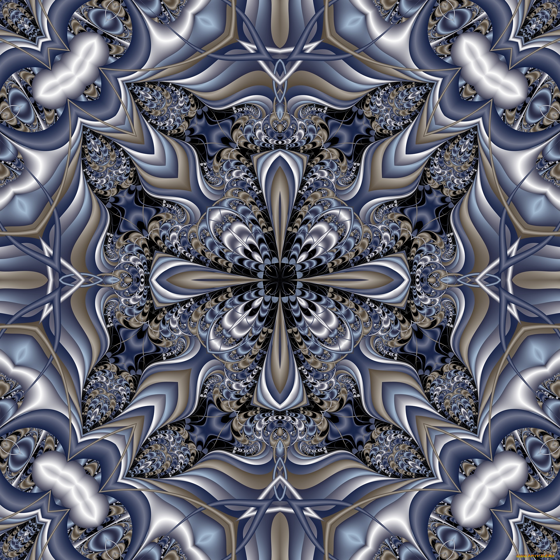 3д, графика, fractal, , фракталы, цвета, фон, узор