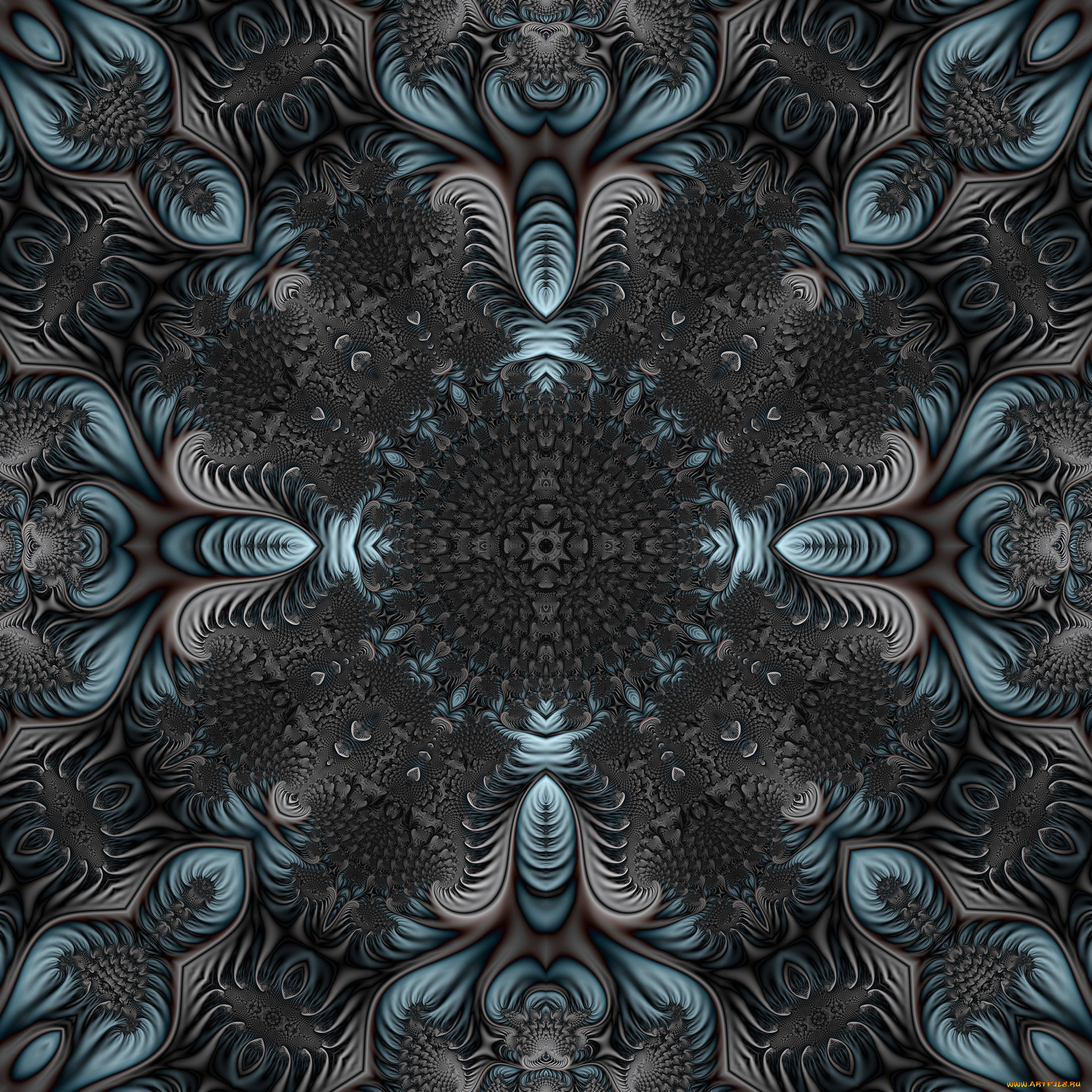 3д, графика, fractal, , фракталы, цвета, узор, фон