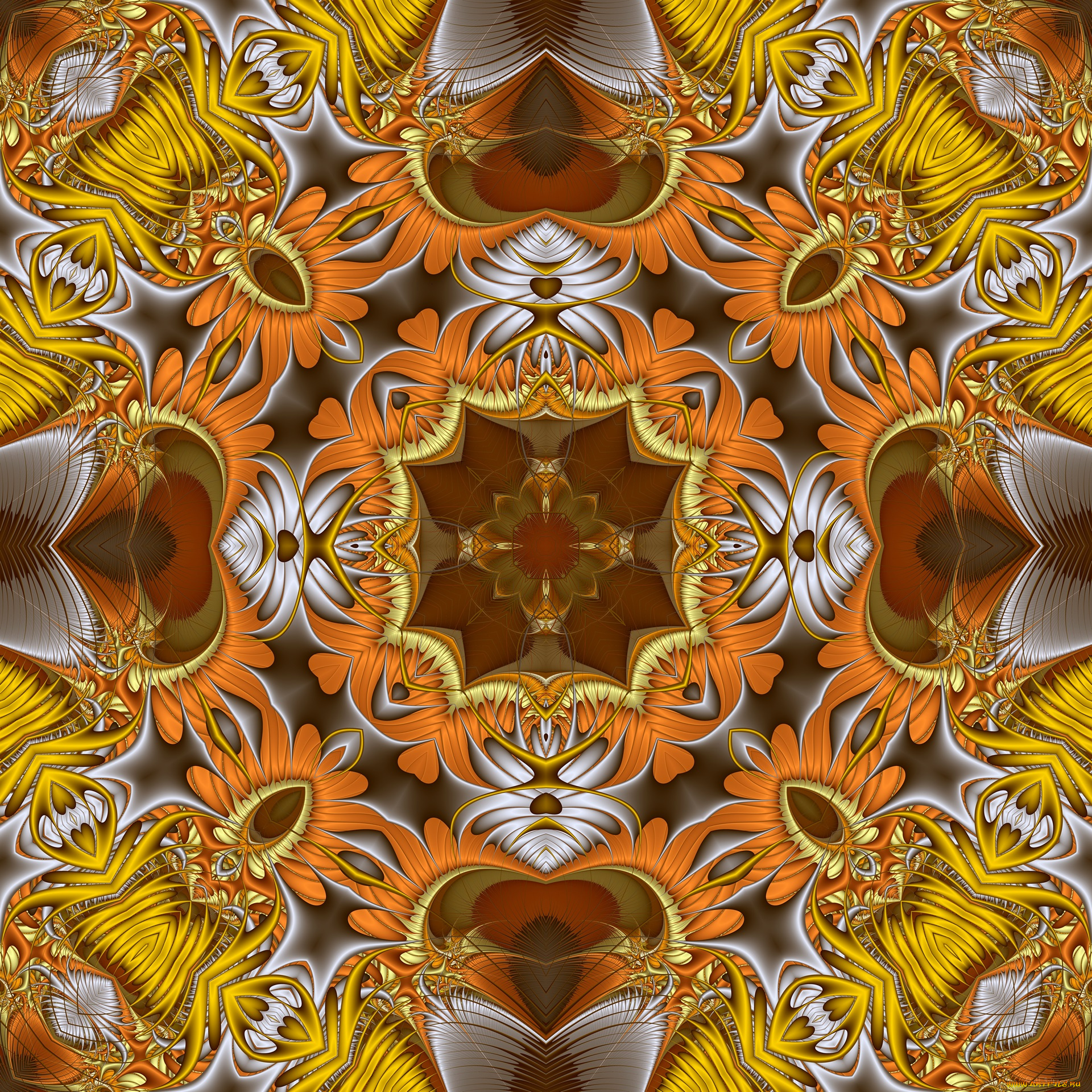 3д, графика, fractal, , фракталы, фон, узор, цвета