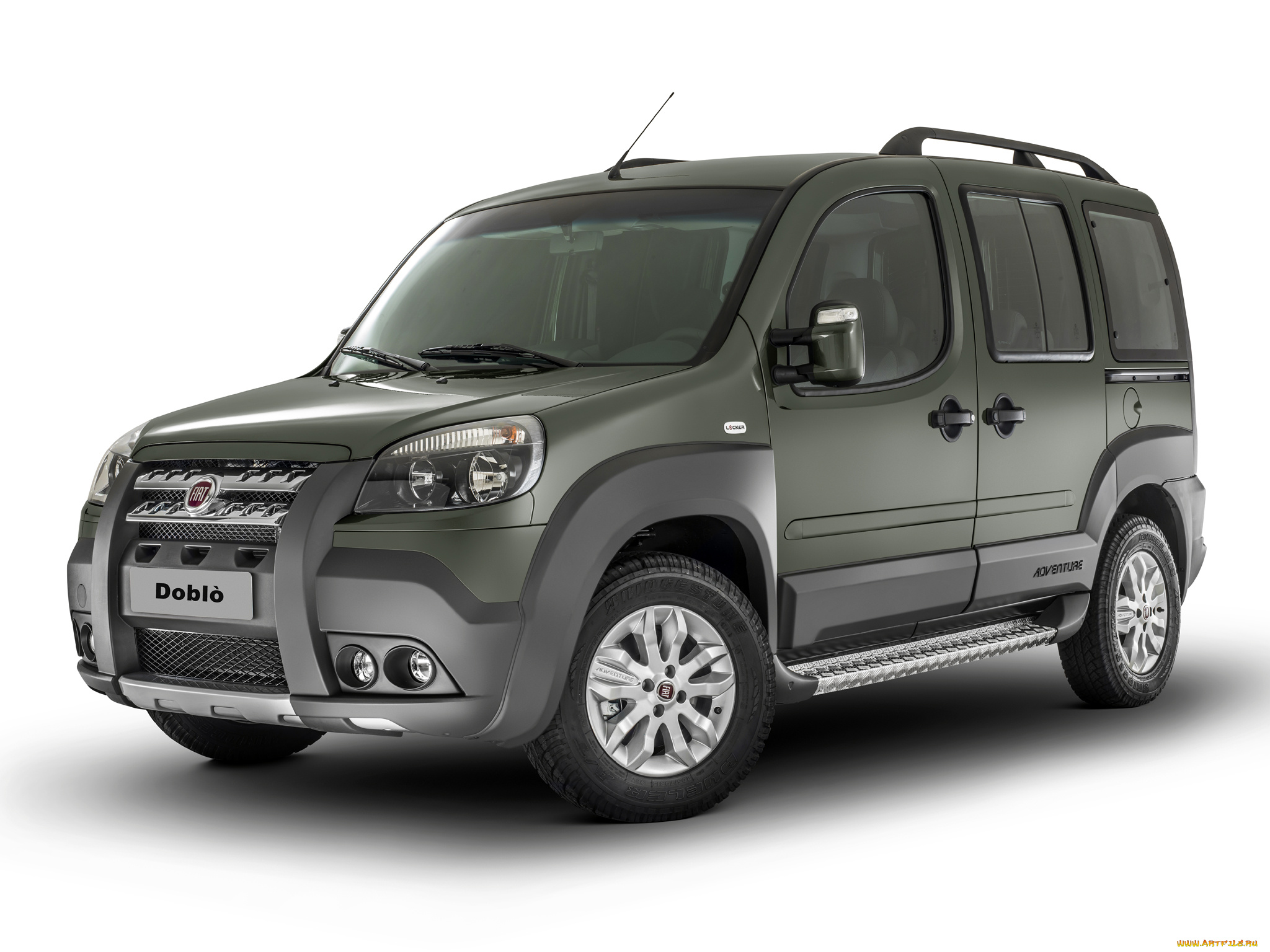 автомобили, fiat, зеленый, dоbl, adventure, br-spec, 223, 2013