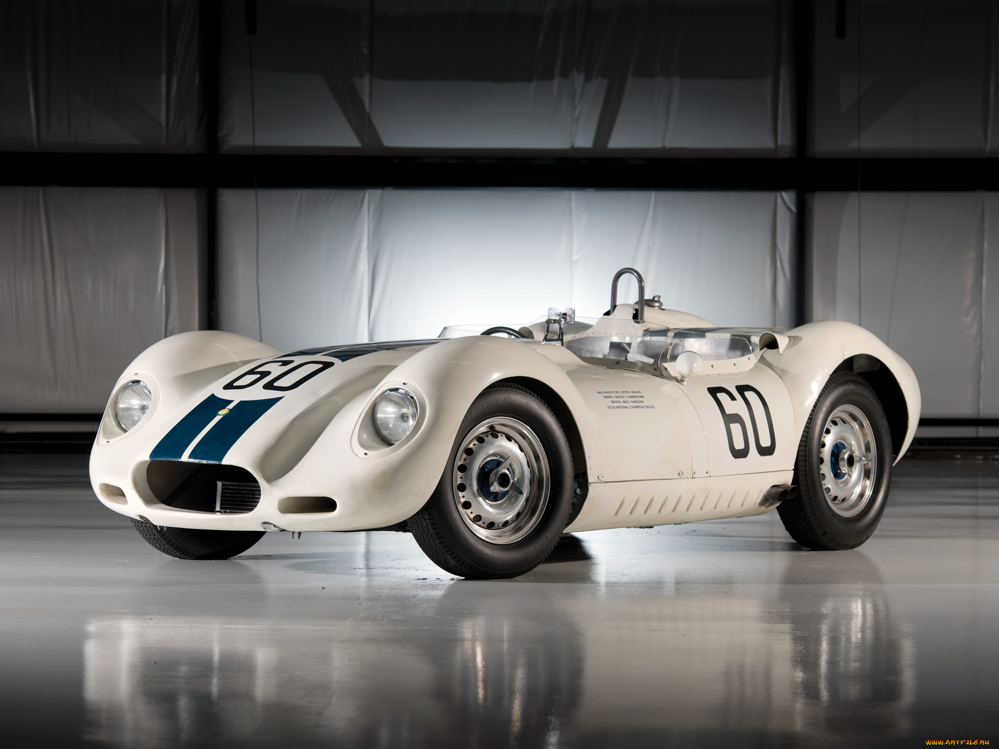 автомобили, lister, 1957, knobbly, sports, racing, car