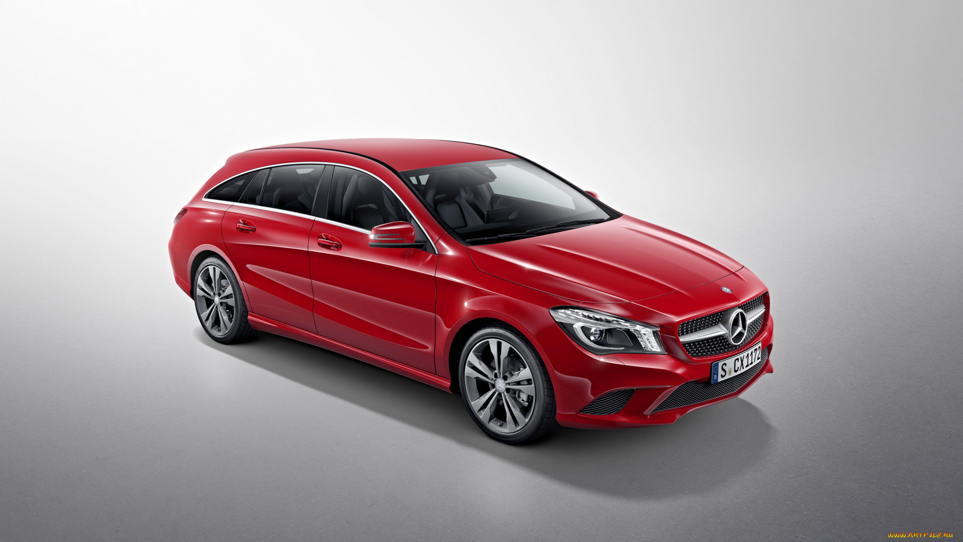 2014, mercedes-benz, cla, shooting, brake, автомобили, mercedes-benz, тюнинг, металлик, красный