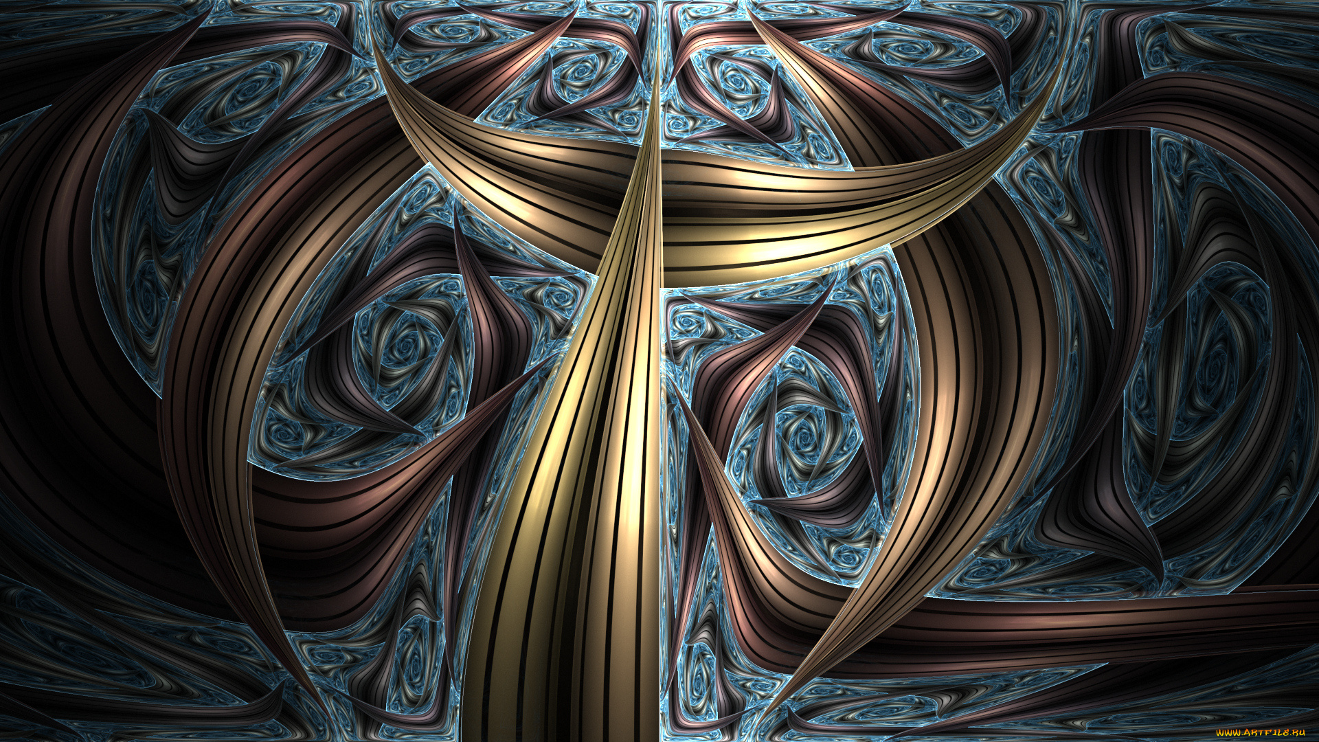 3д, графика, фракталы, , fractal, цвета, фон, узор