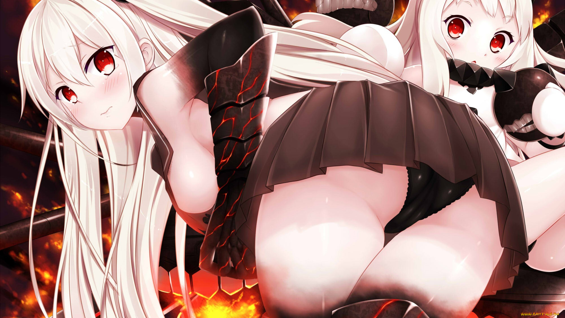 аниме, kantai, collection, aircraft, carrier, hime, northern, ocean, kaho, okashii, девушки, kantai, collection