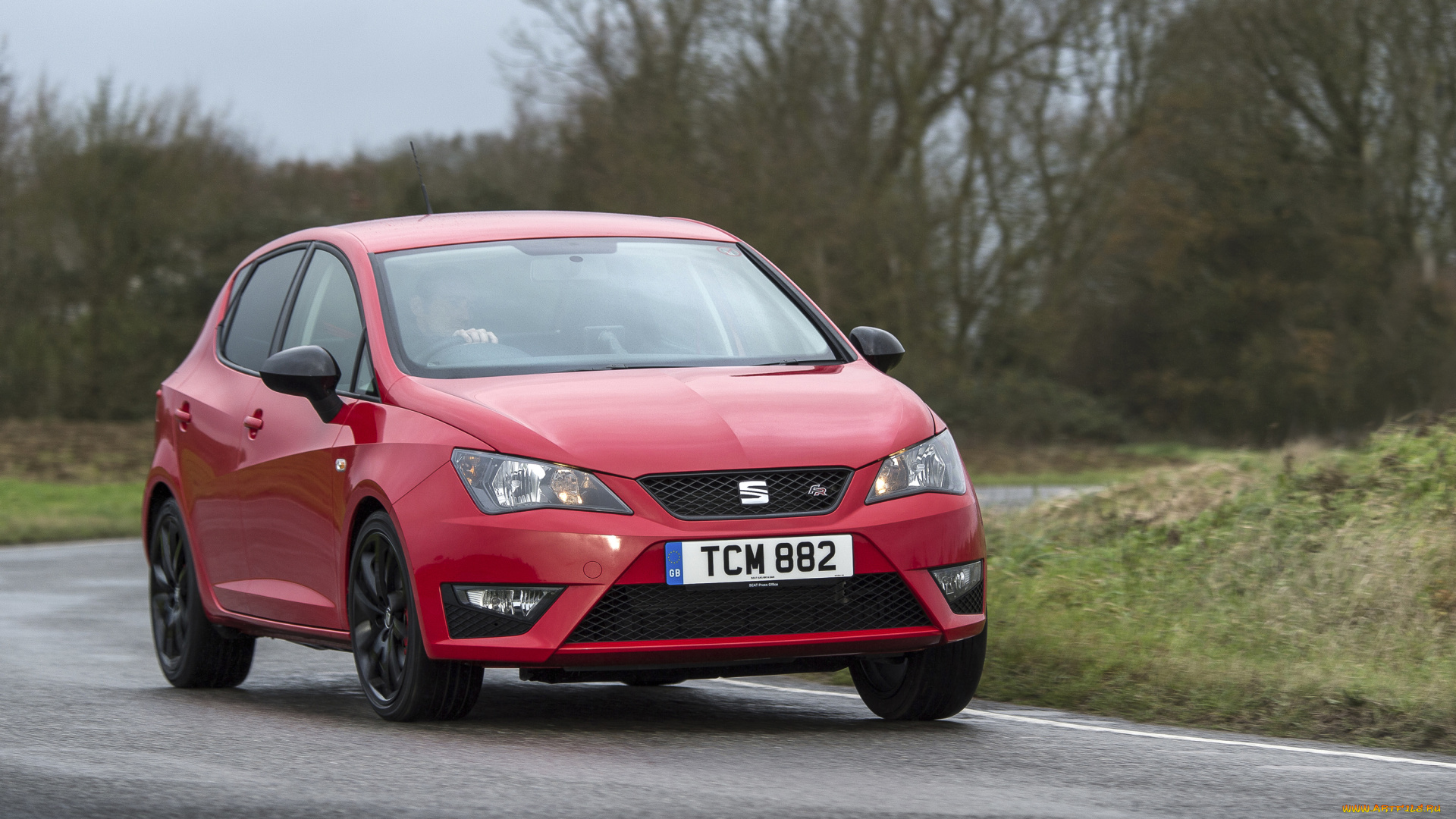 автомобили, seat, ibiza, fr, black, 2014г, красный