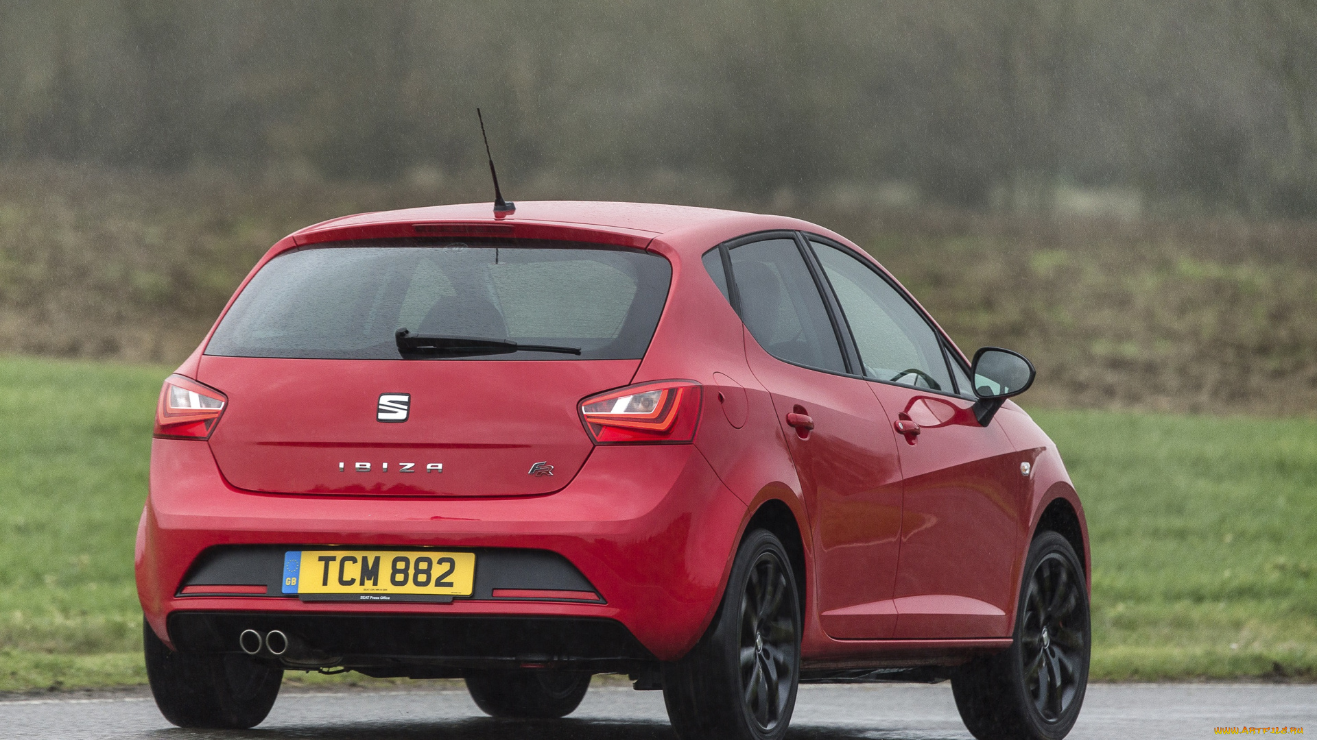 автомобили, seat, ibiza, fr, black, 2014г, красный