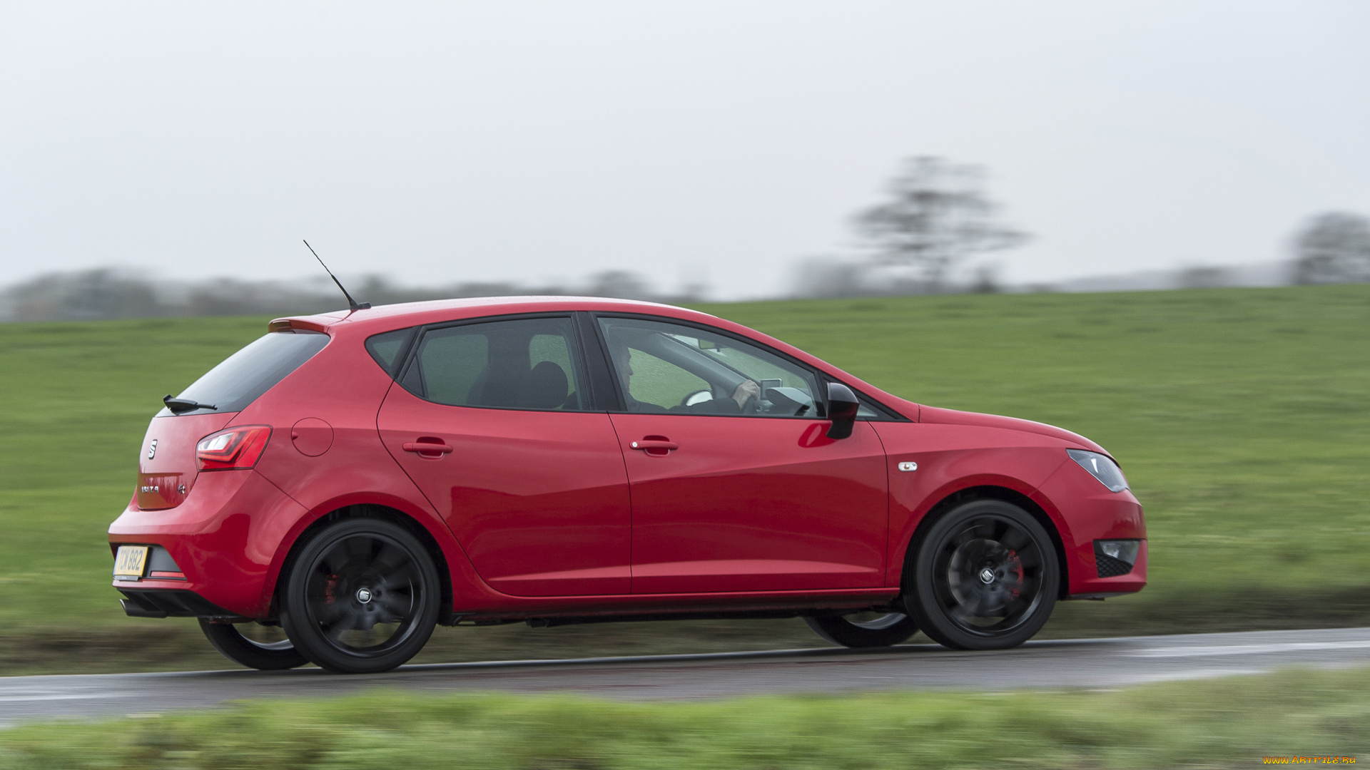 автомобили, seat, ibiza, fr, black, 2014г, красный