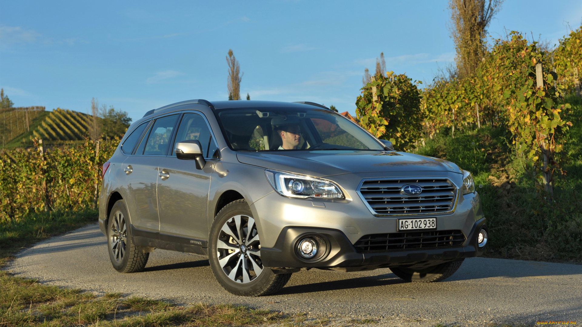 автомобили, subaru, outback, 2-0d, 2015г, серый