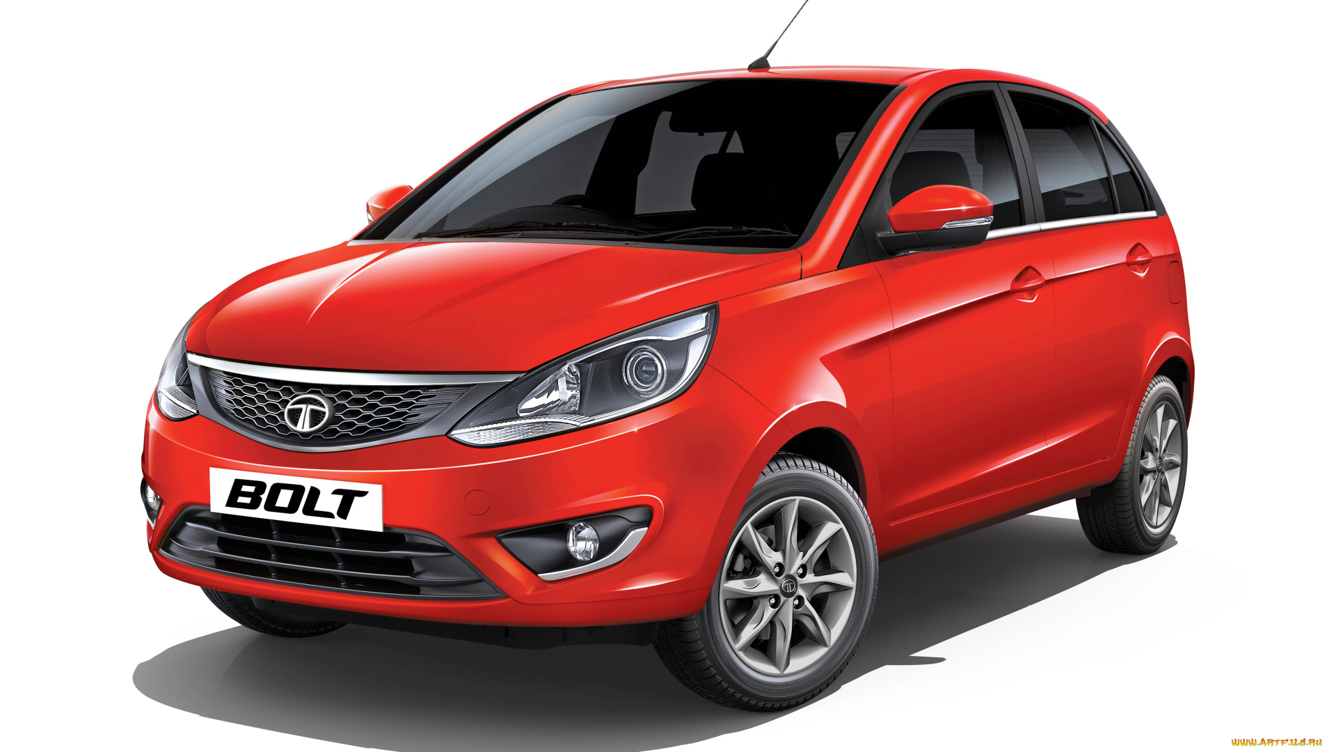 автомобили, tata, bolt, 2014г, красный