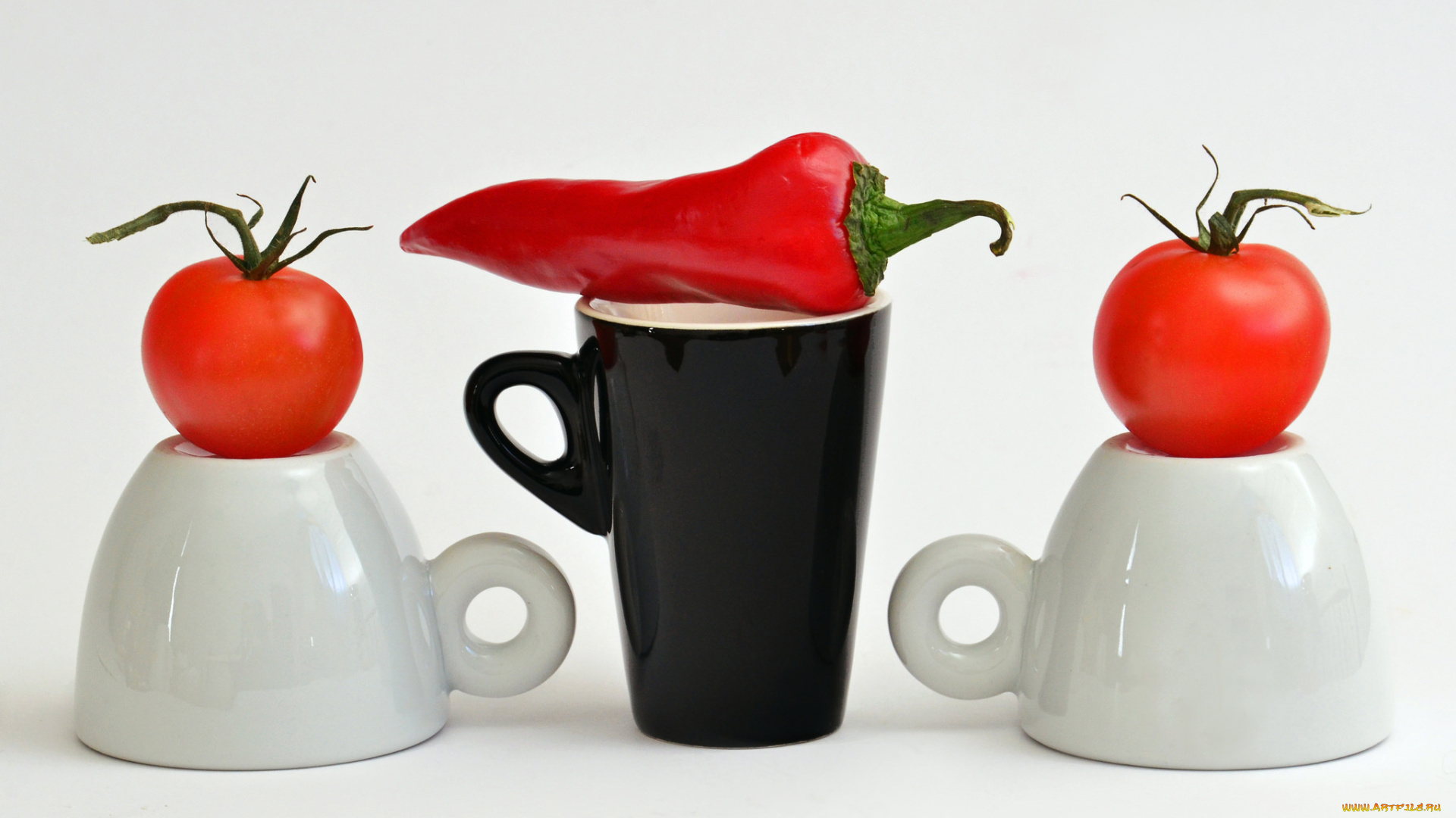 еда, овощи, перчик, томаты, бокалы, помидоры