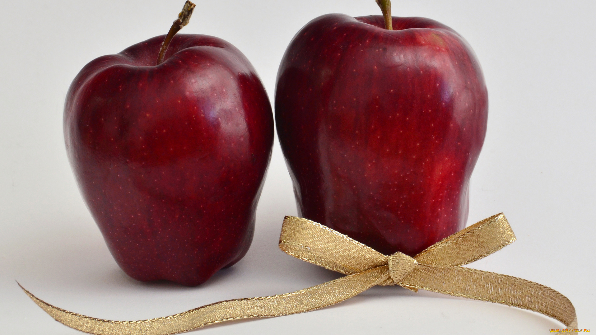 еда, Яблоки, лента, плоды