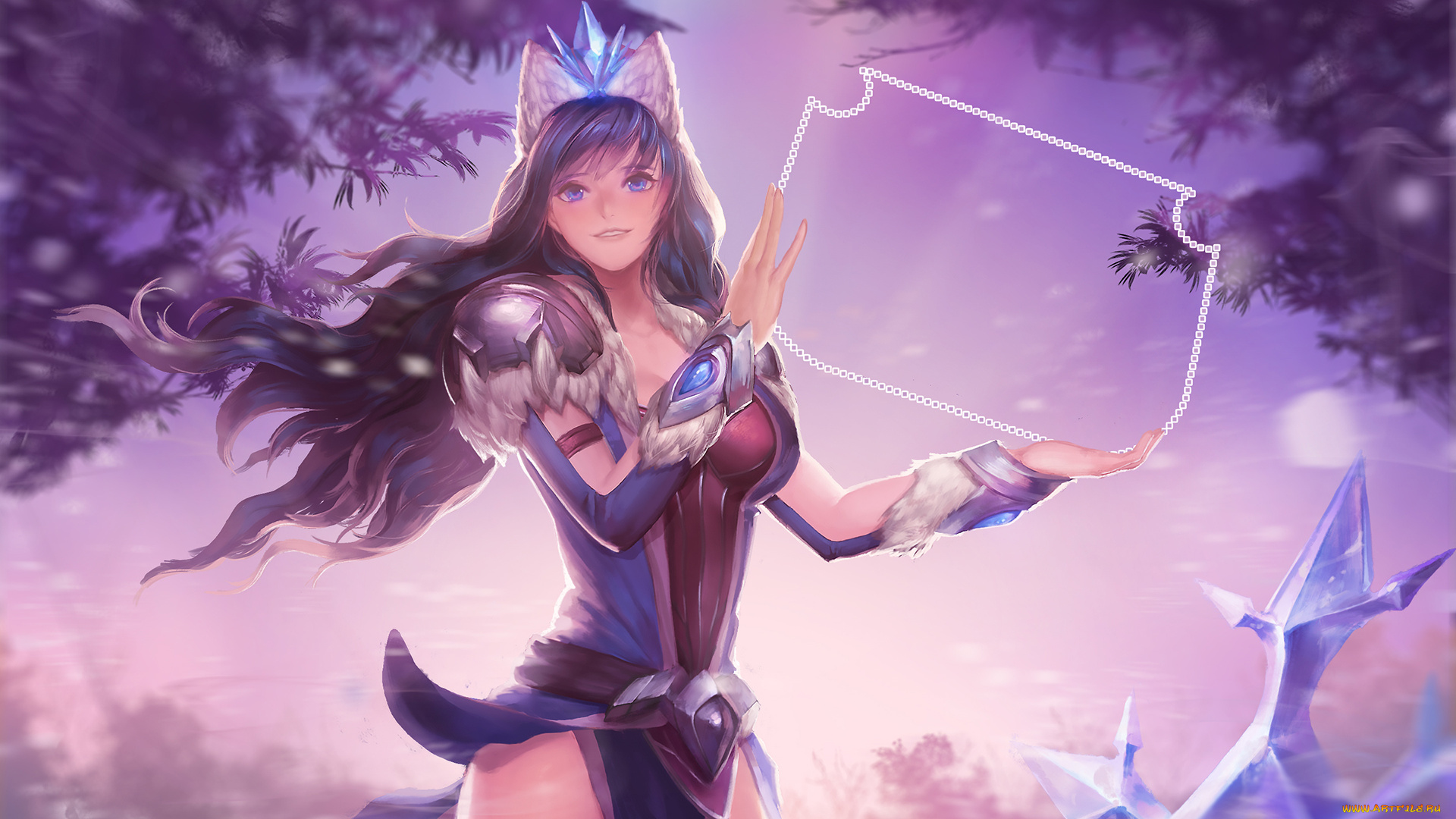 league, of, legends, фэнтези, девушки, ушки, девушка, взгляд, улыбка, арт, instant-ip, sivir, league, of, legends