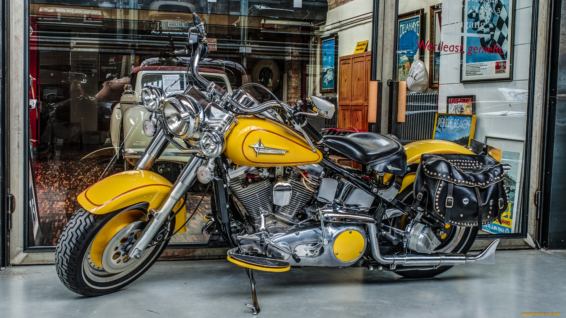 мотоциклы, harley-davidson, байк