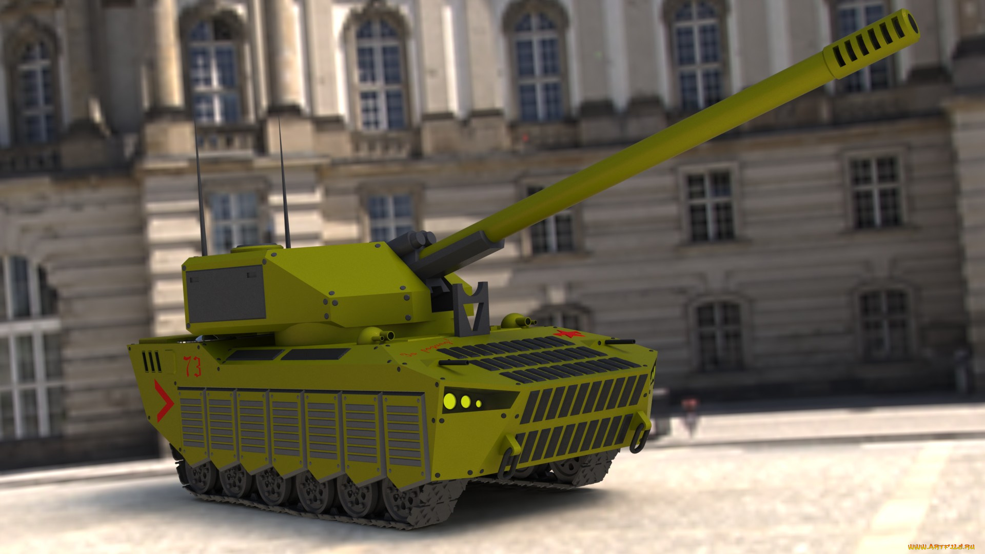 техника, 3d, танк