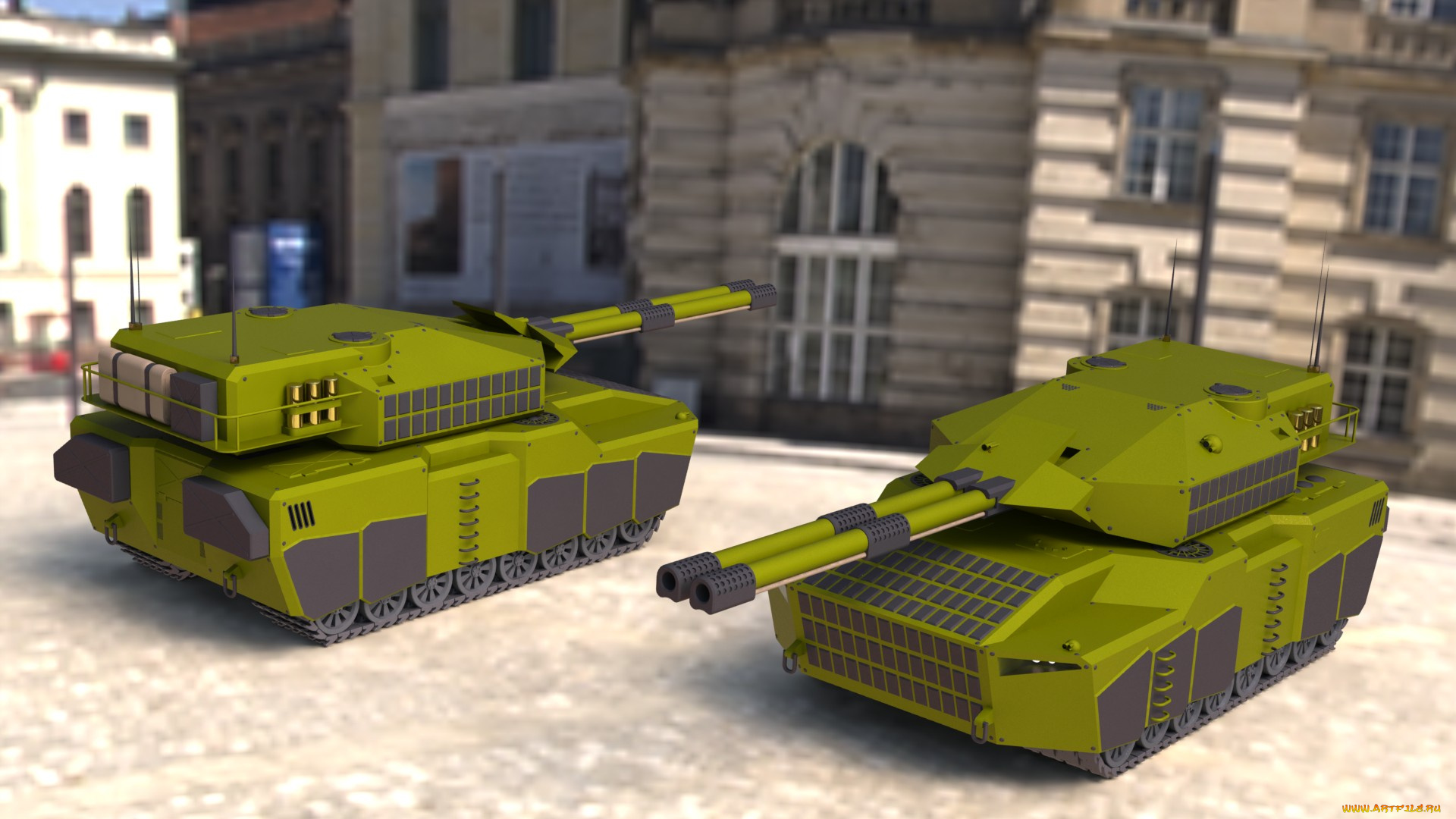 техника, 3d, танки