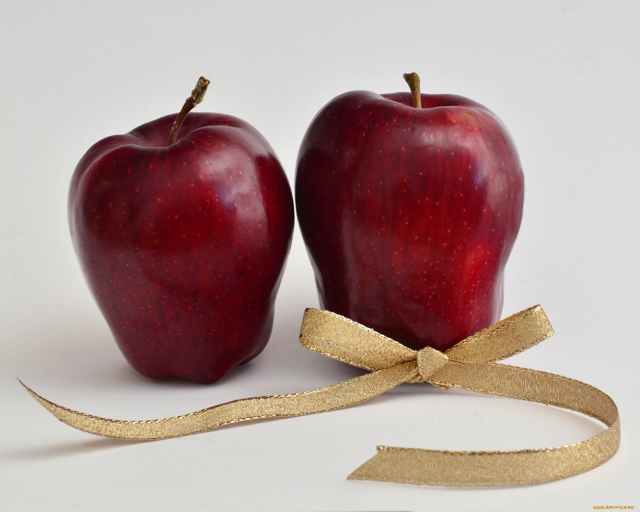 еда, Яблоки, лента, плоды