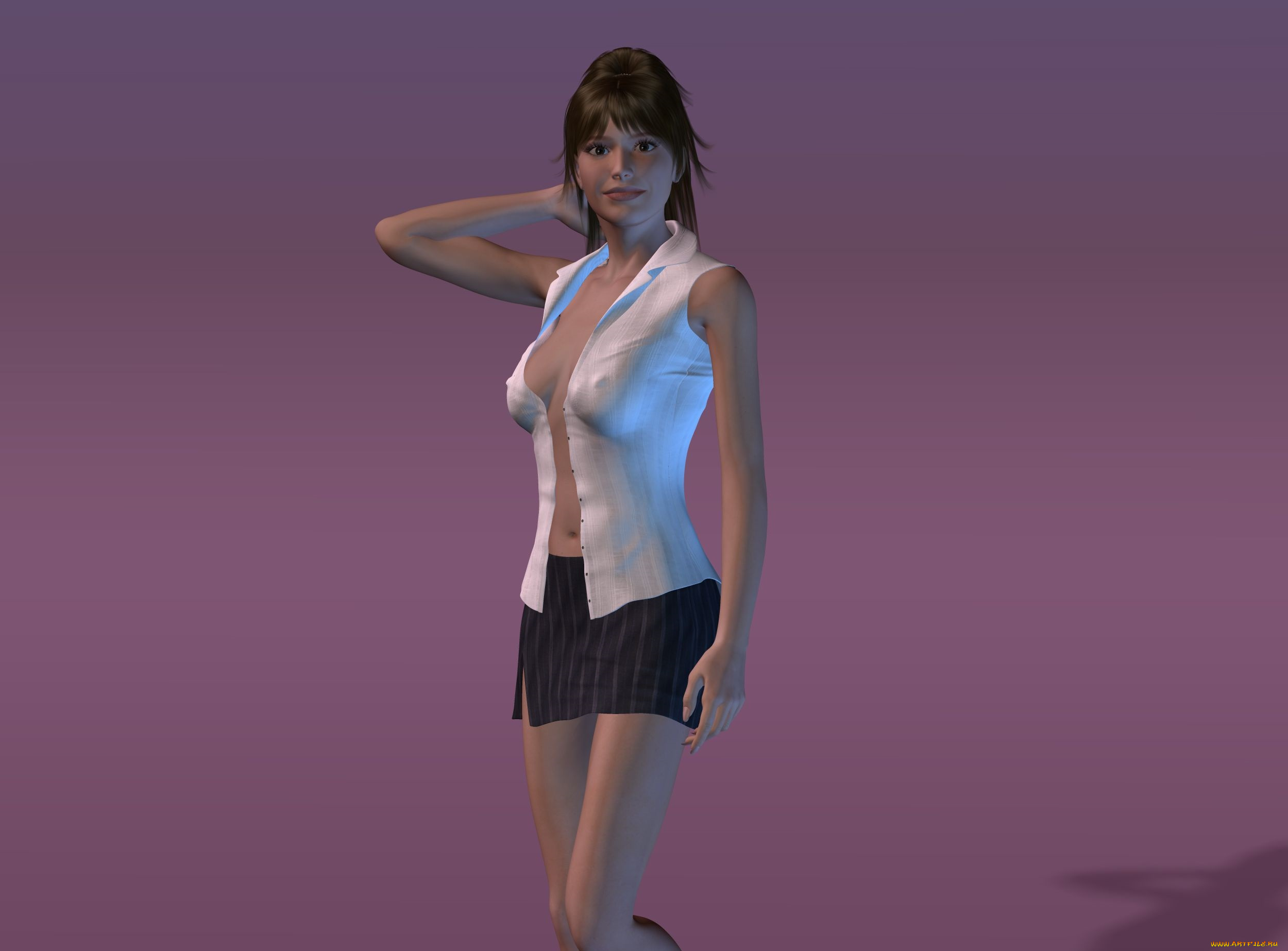 3д, графика, люди, , people, фон, взгляд, девушка