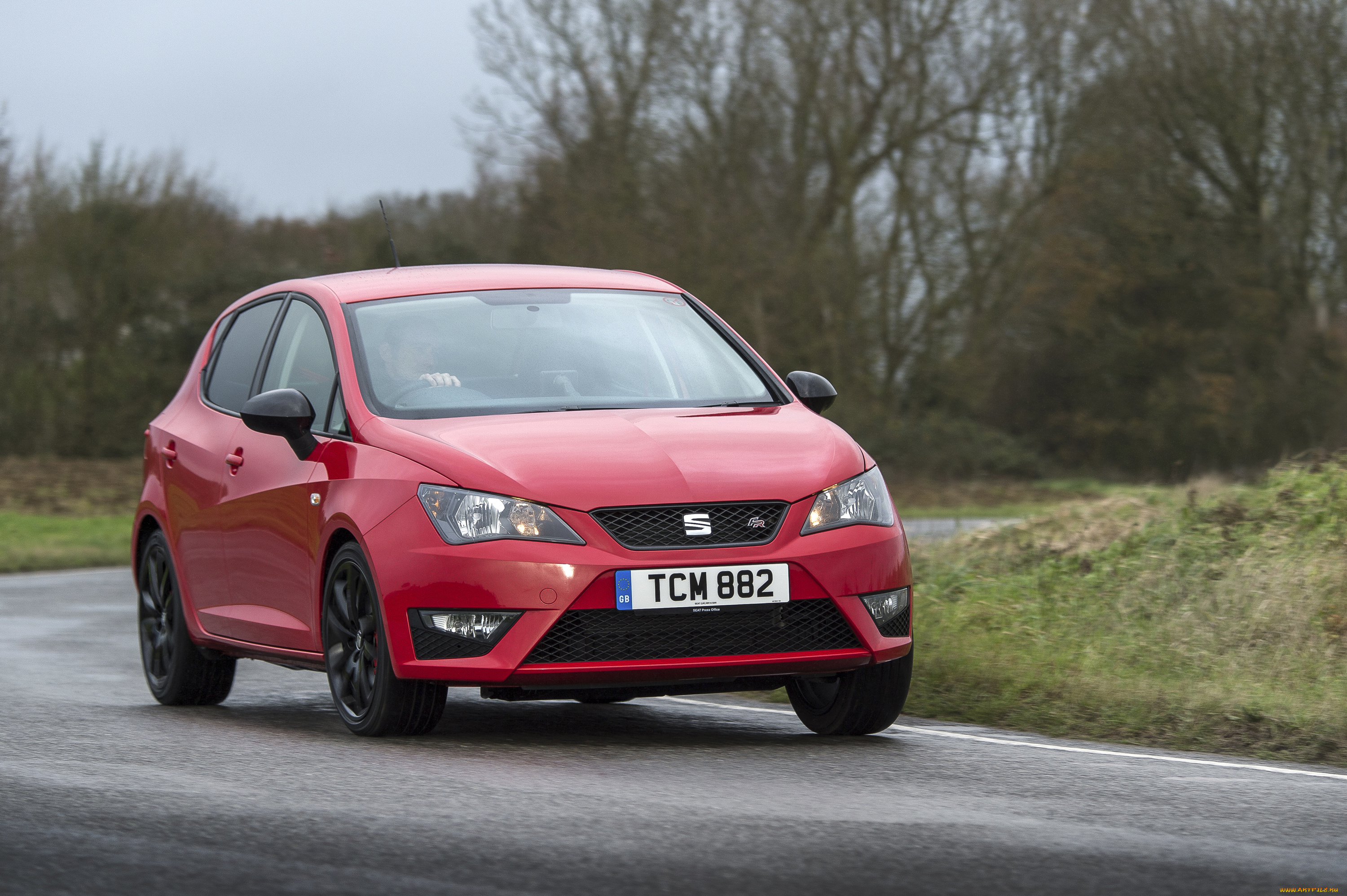 автомобили, seat, ibiza, fr, black, 2014г, красный